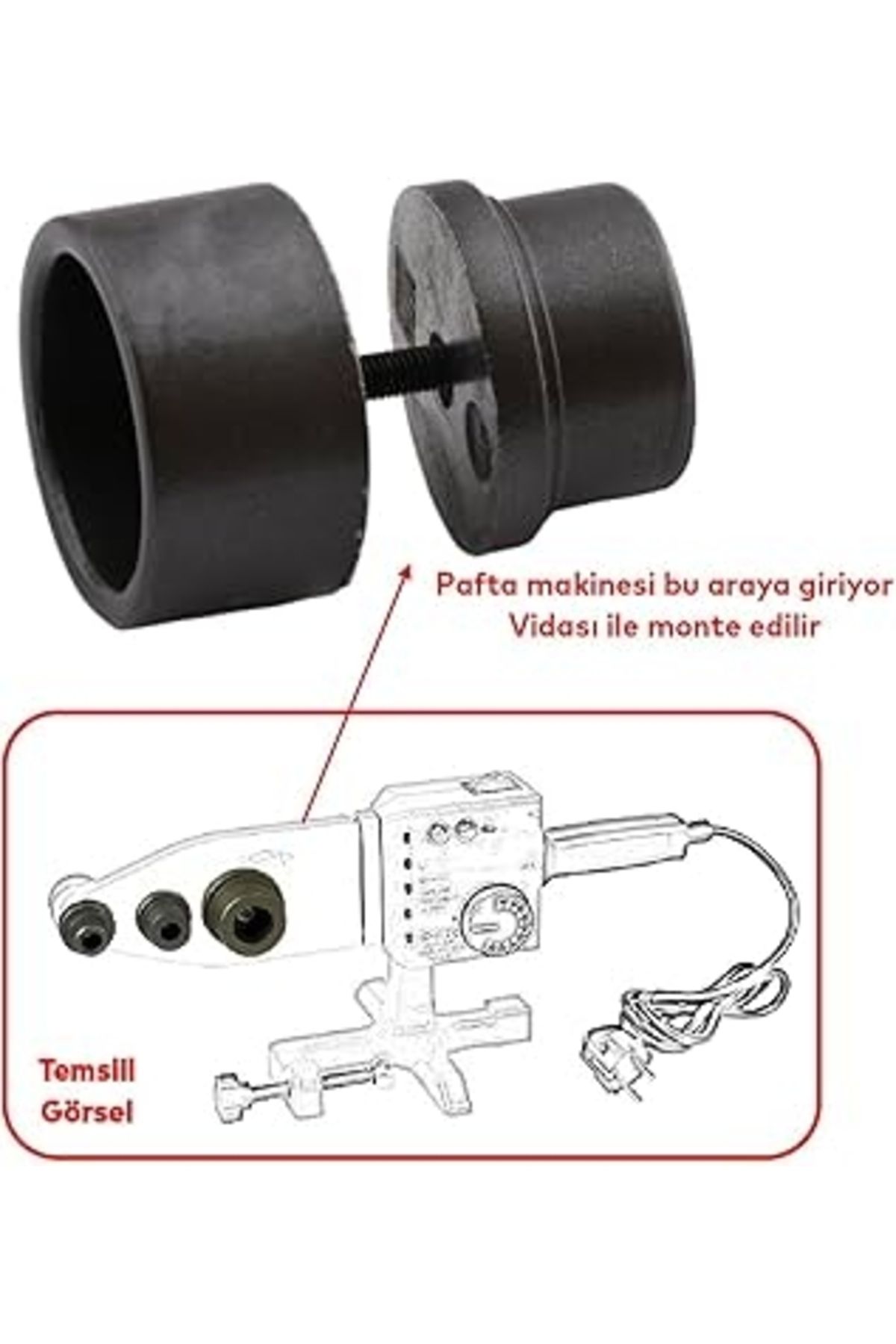 AKTEK PPRC 25 mm  Kaynak Makinesi Paftası - Boru Kaynak Paftası 25 mm