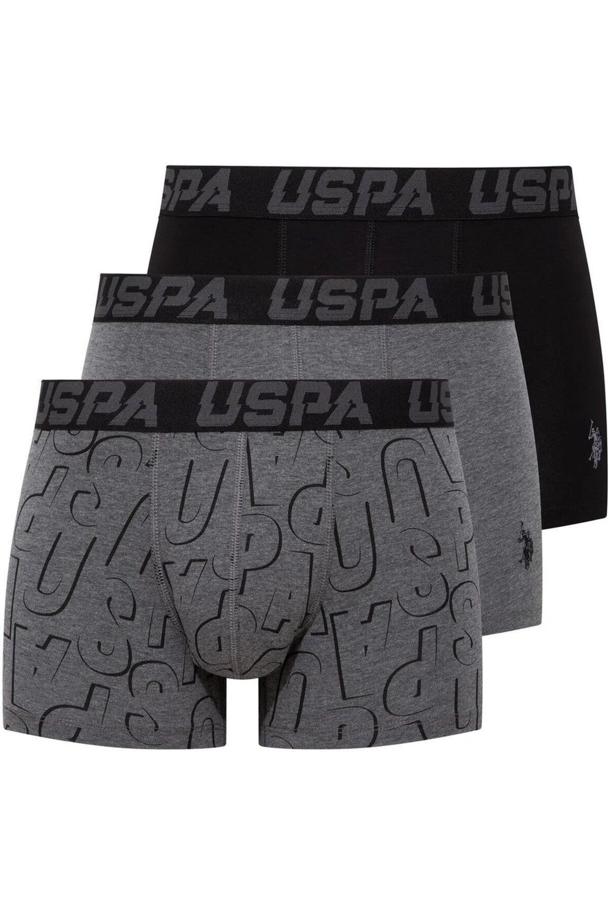 U.S. Polo Assn. U.S. POLO LİSANSLI 3LÜ BOXER