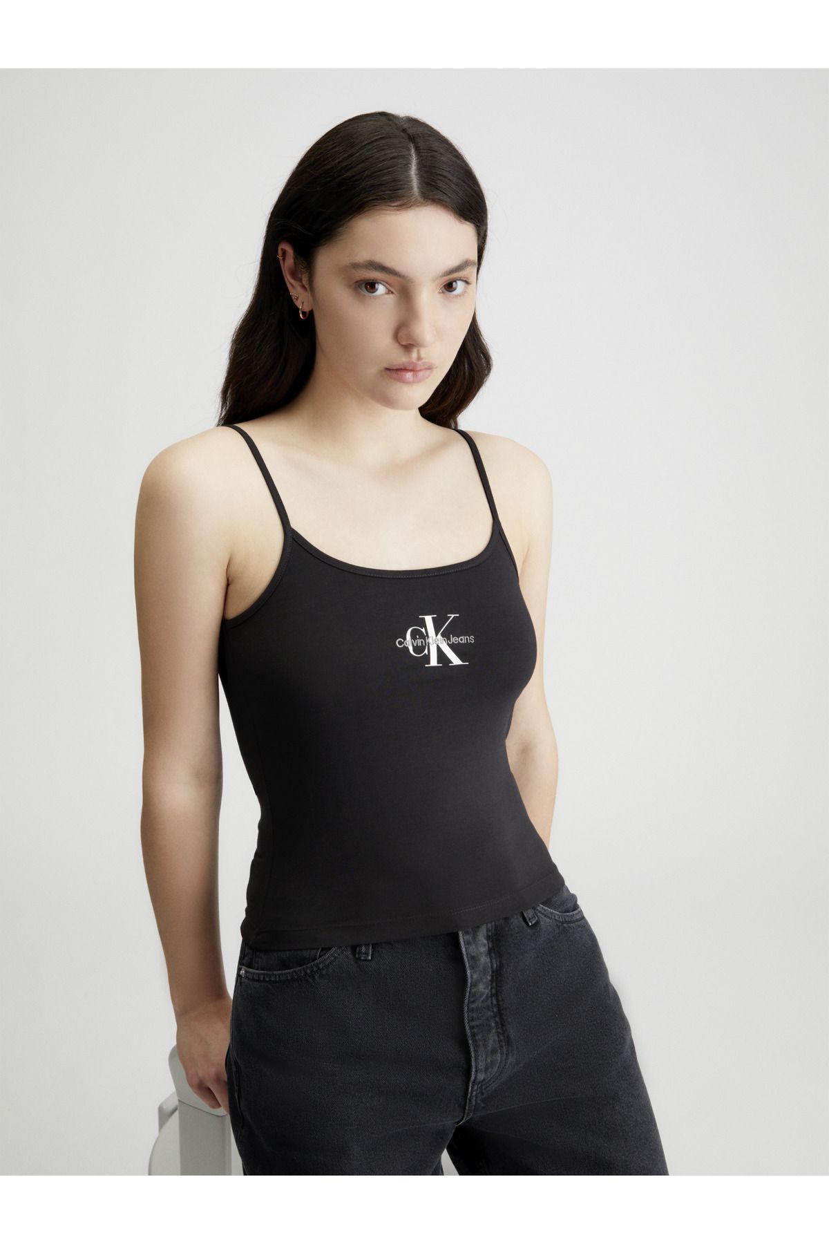 Calvin Klein-Monologo Strappy Tank Top T-Shirt 3