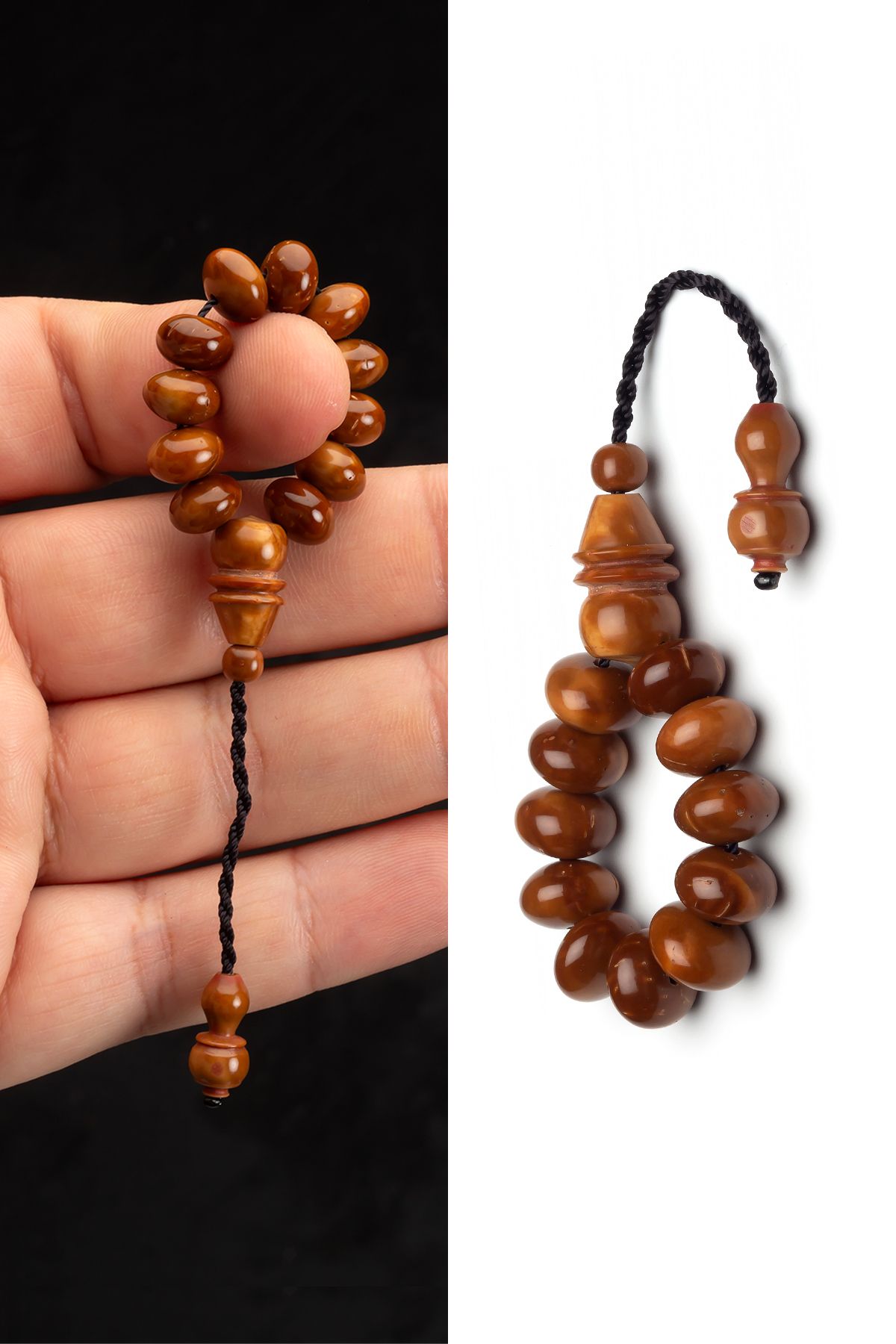 OTTOTESBİH-Natural Kuka - Finger Size Stress Rosary 3