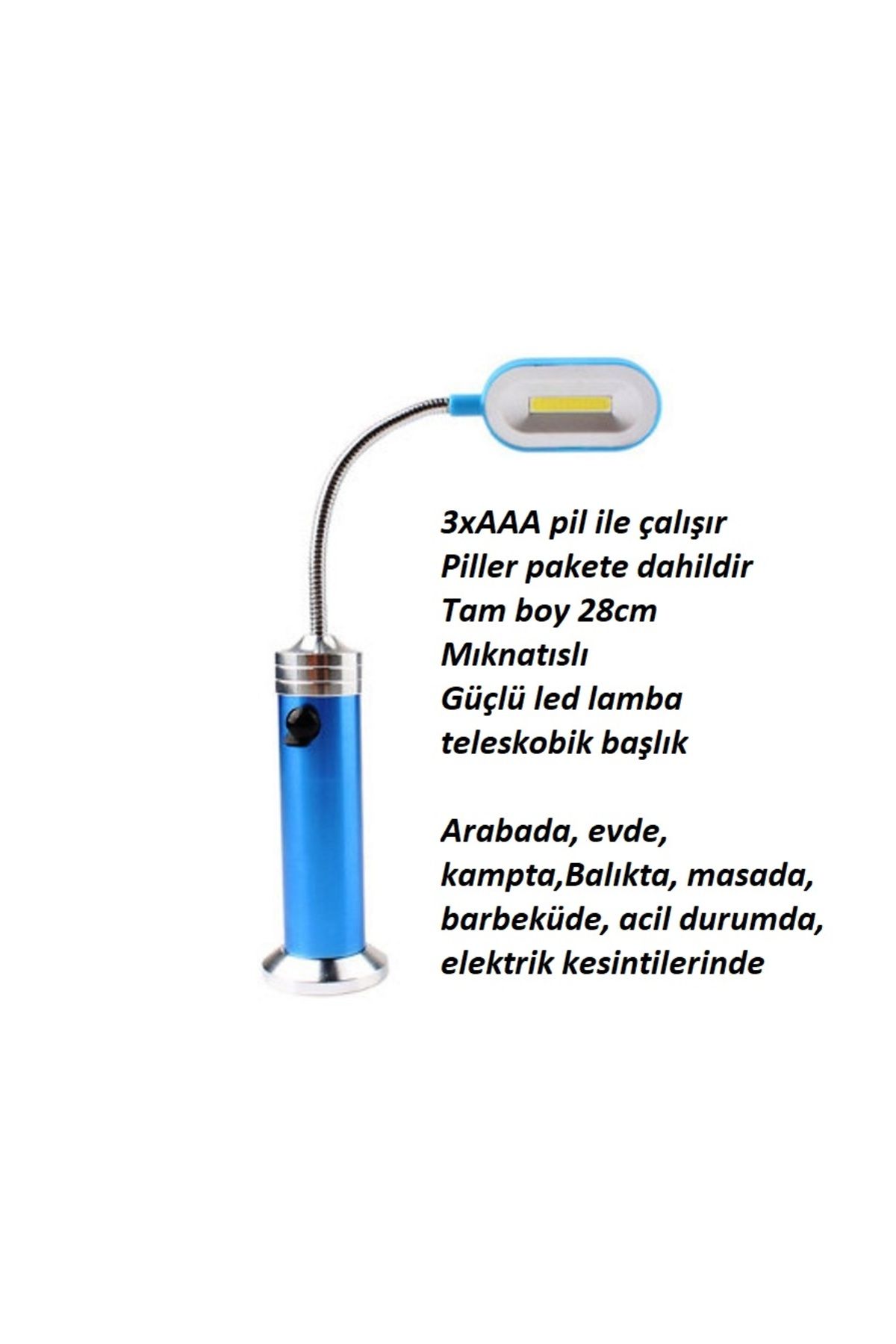 EBYY Çok fonksiyonlu akrobat led fener + 3xAAA pil