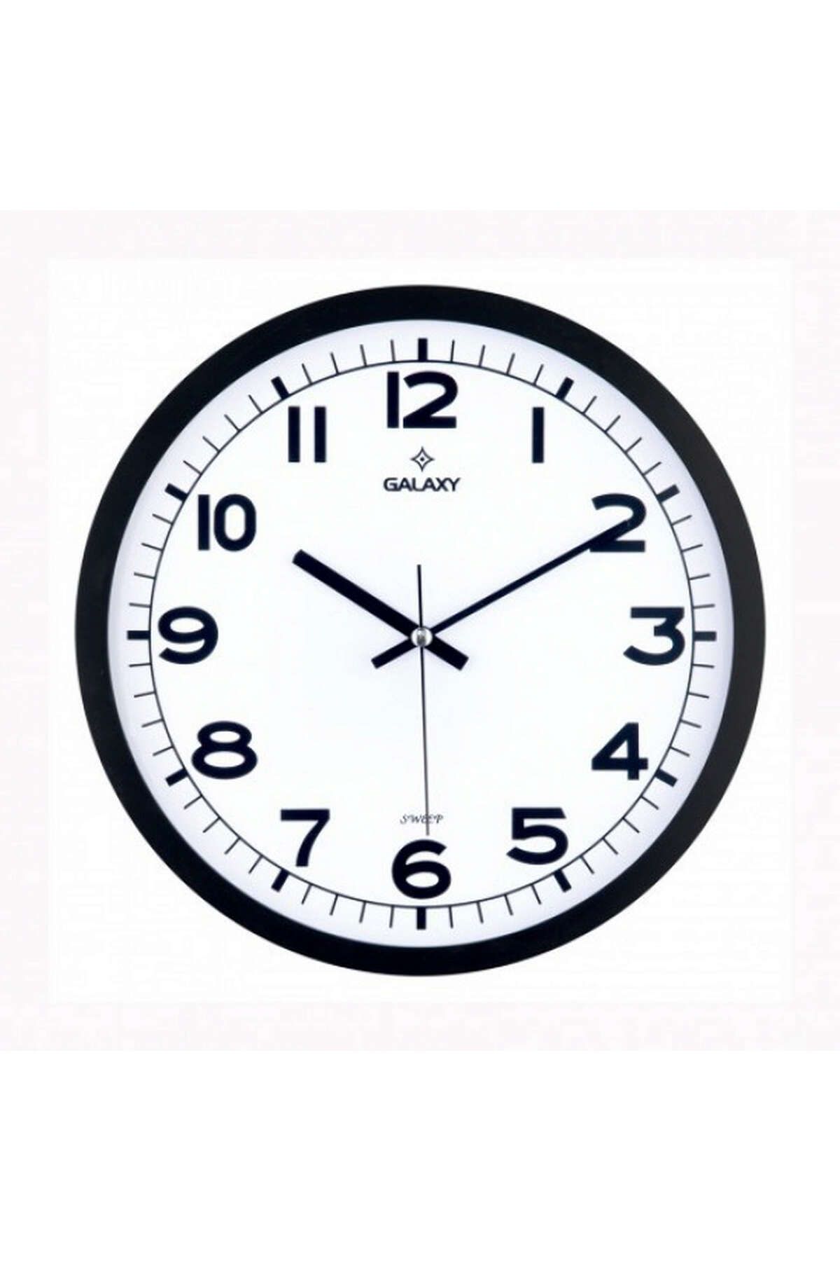 ZERO LAND DUVAR SAATİ SİYAH, ÇAP:29.5CM AKRİLİK BOYA, ABS, MİNERAL CAM, SESSİZ MAKİNE 1495220711