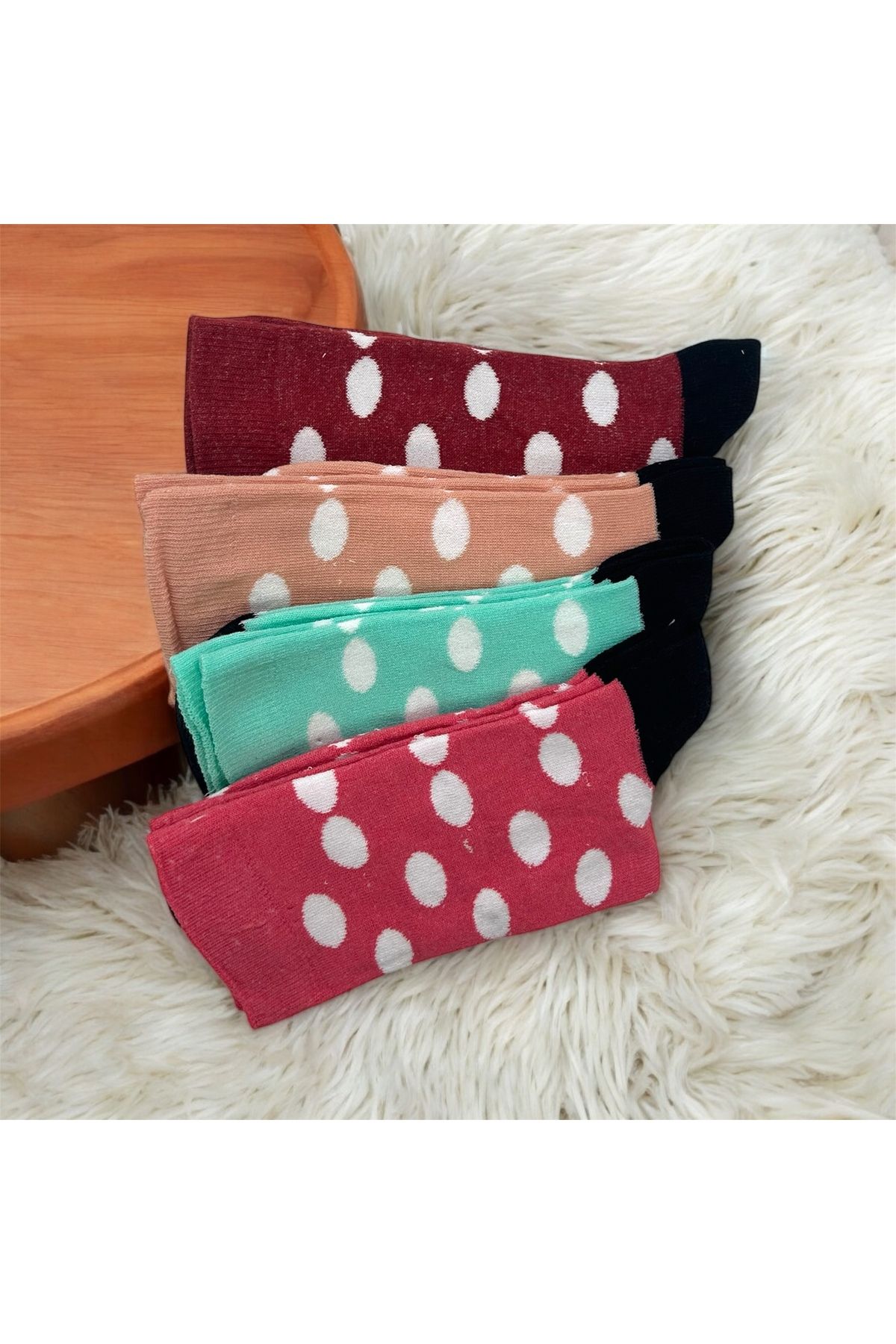 Black Arden Socks puanlı Soket Çorabı 4^lü