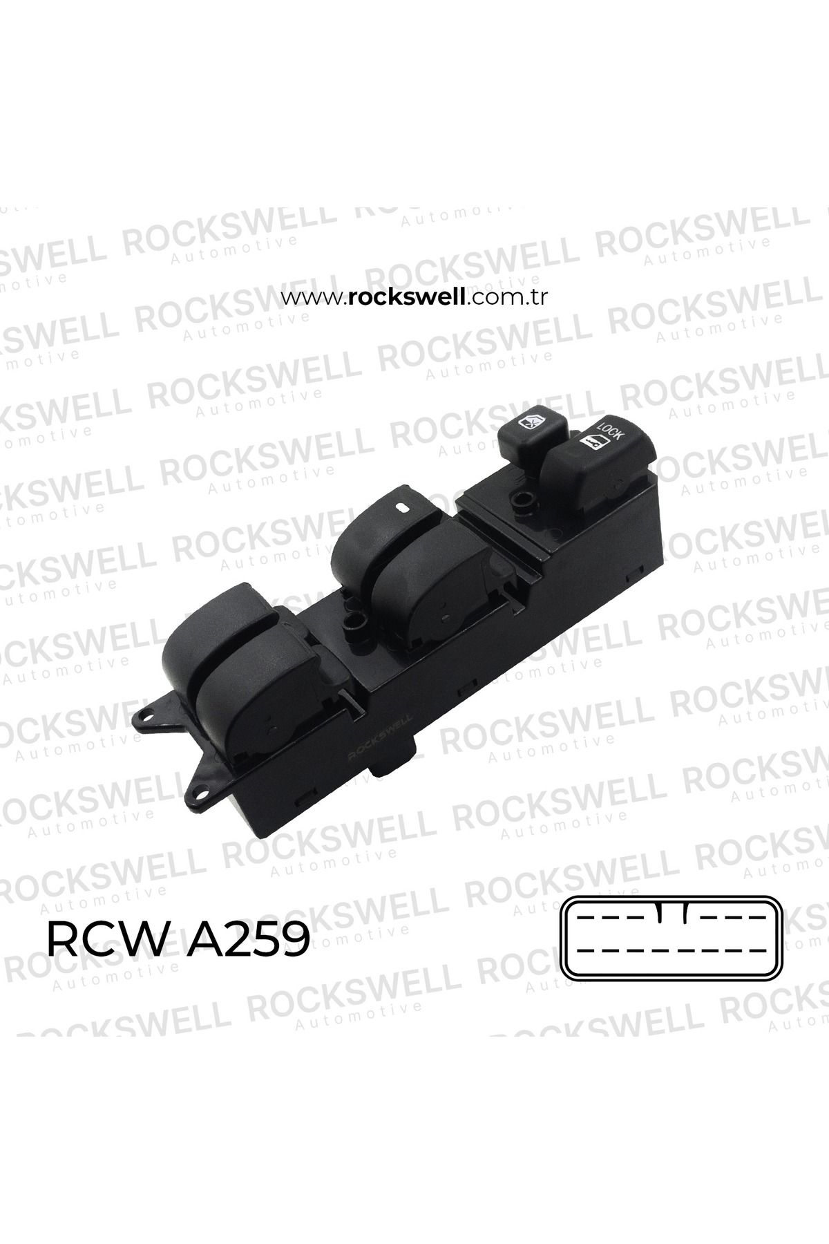 ROCKSWELL MITSUBISHI GALANT (L) 2004-2009 ANAHTAR CAM IND/KAL 14F