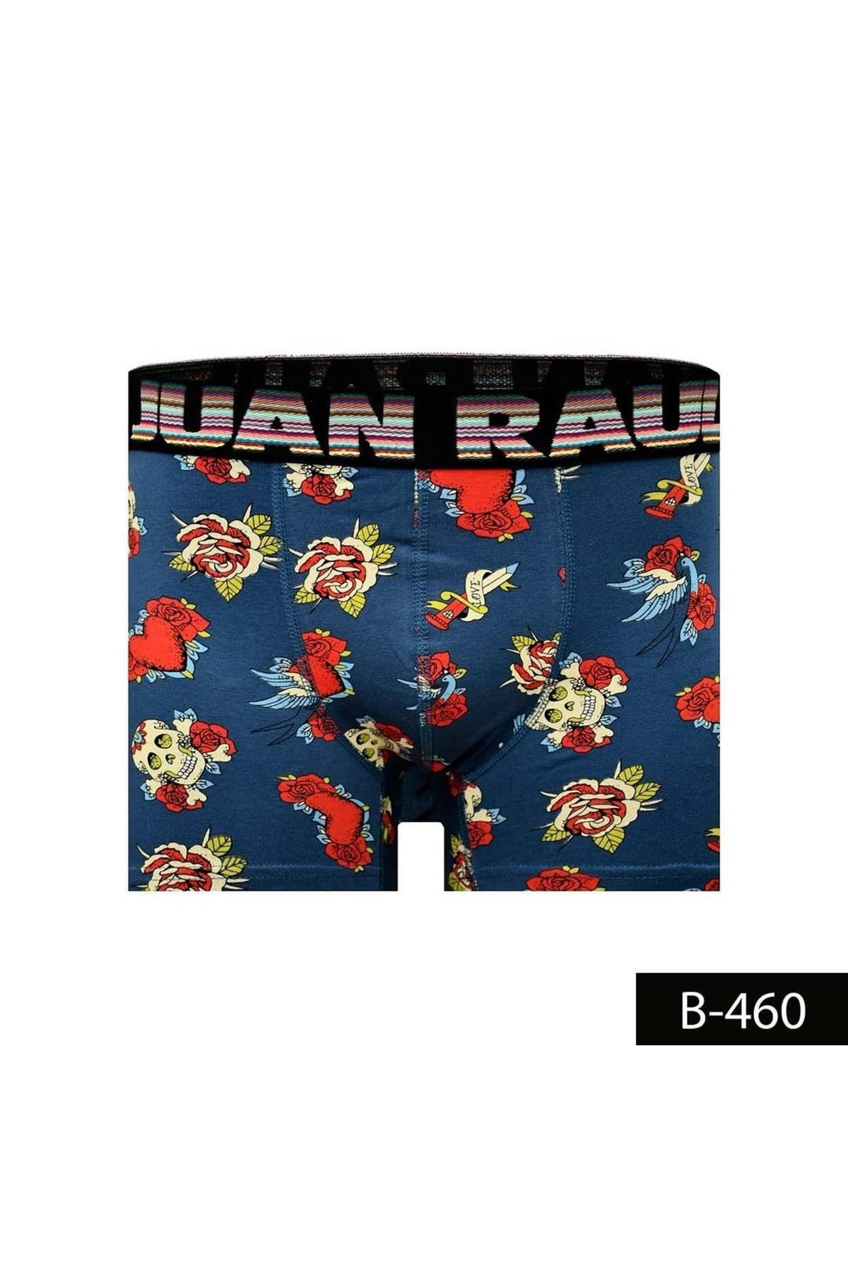 Juan Raul ERKEK ÇİÇEK BOXER - JUAN RAUL - TEMMUZ 2020 - DESENLİ - XXL