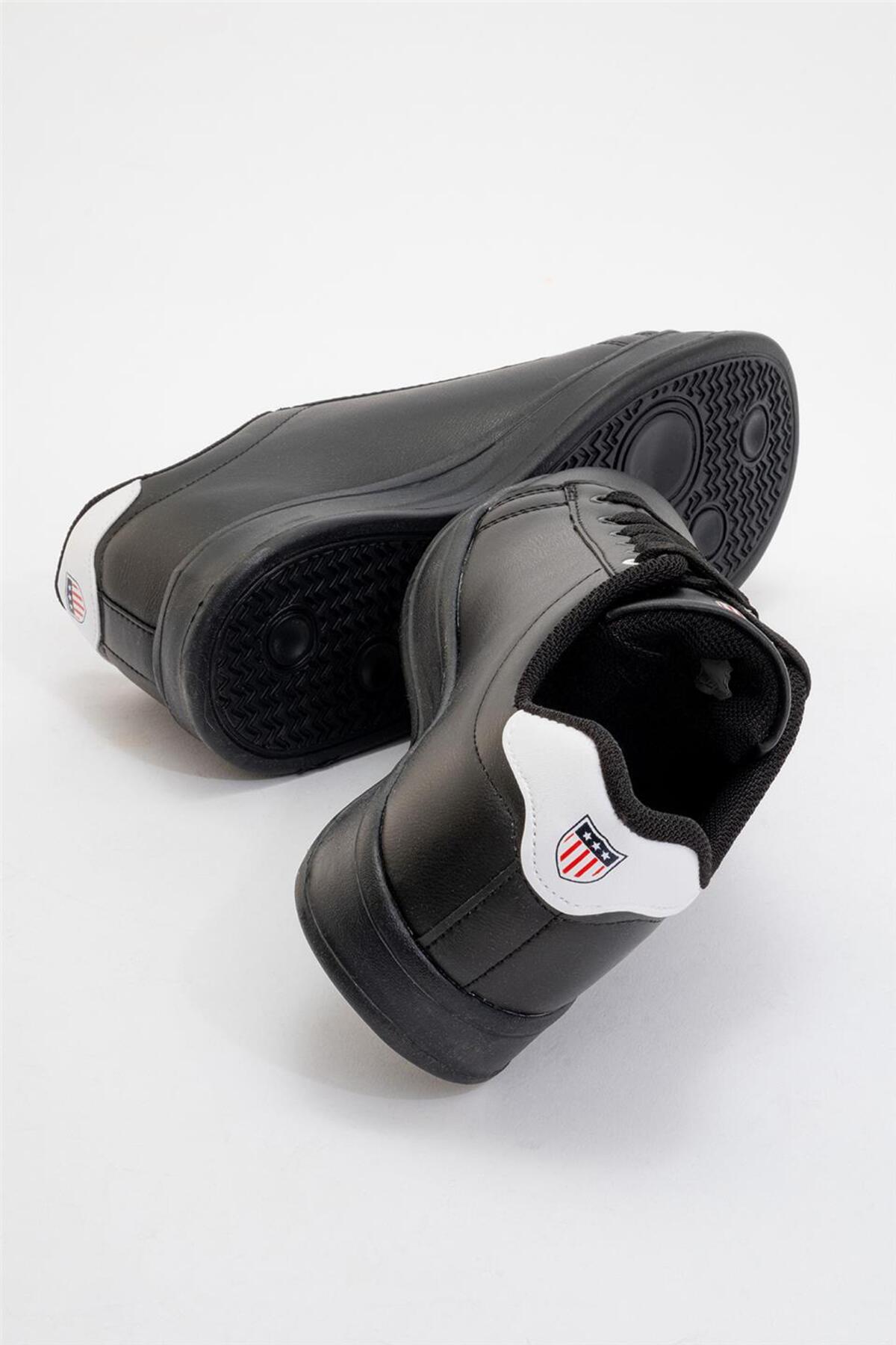 Liger Unisex Sneakers Günlük Spor Ayakkabı SİYAH görsel 4