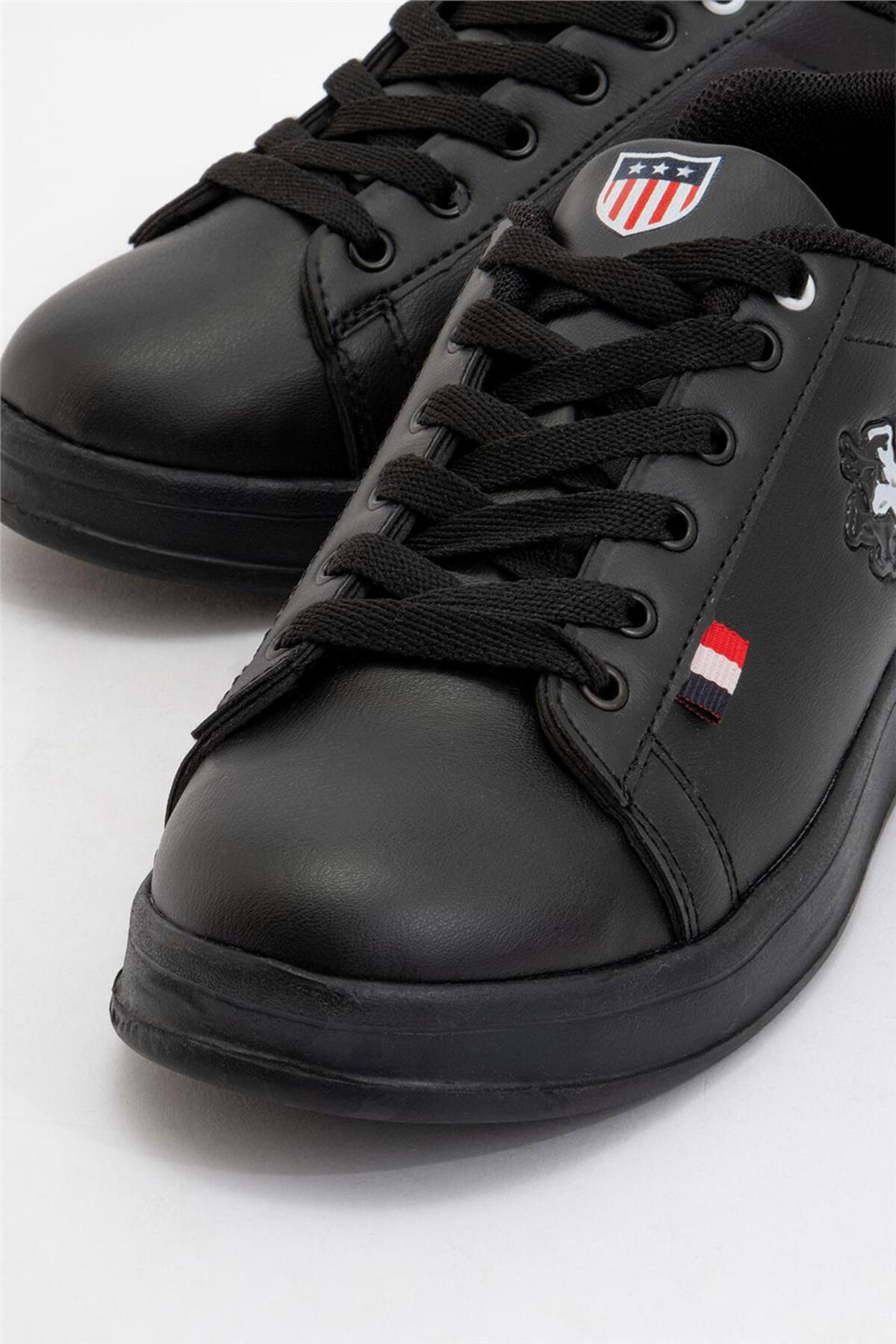 Liger Unisex Sneakers Günlük Spor Ayakkabı SİYAH görsel 3