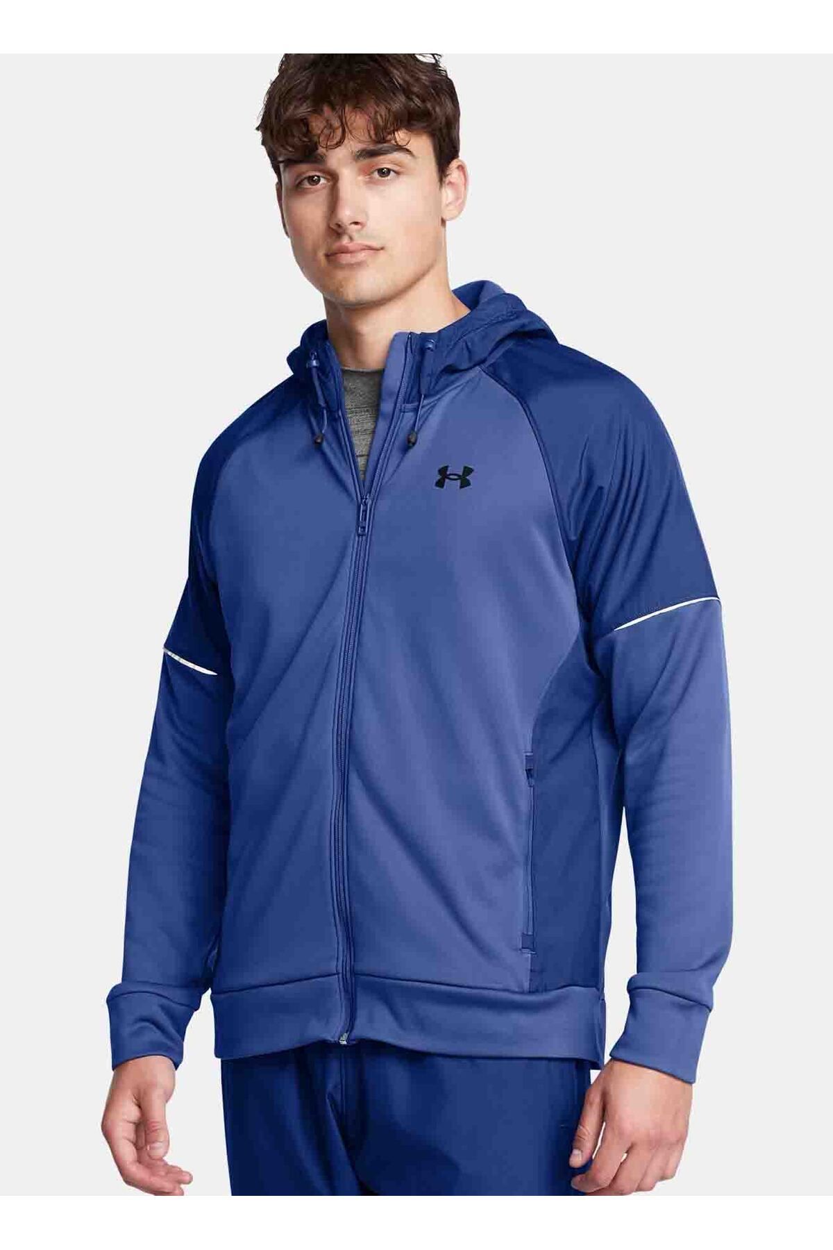 ژاکت زیپ، L، آبی Under Armour
