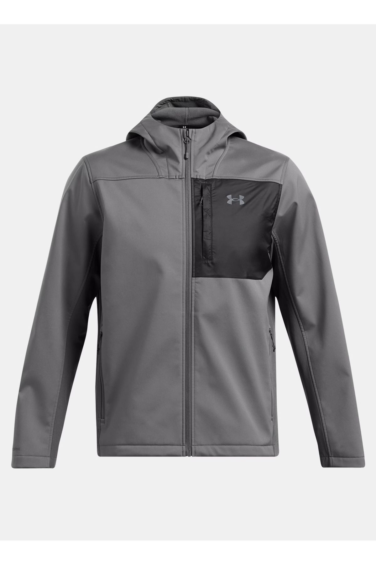 کت خاکستری مردانه ژاکت زیپ قالب معمولی YAKA GRAY'S 025 دار Under Armour