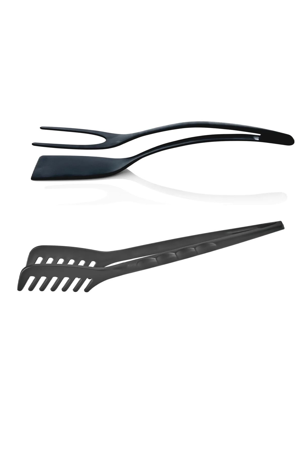Roza's Home-Set of 2 Tongs Spatula and Pasta - Salad Tongs Kp-148 / Kp-147 3