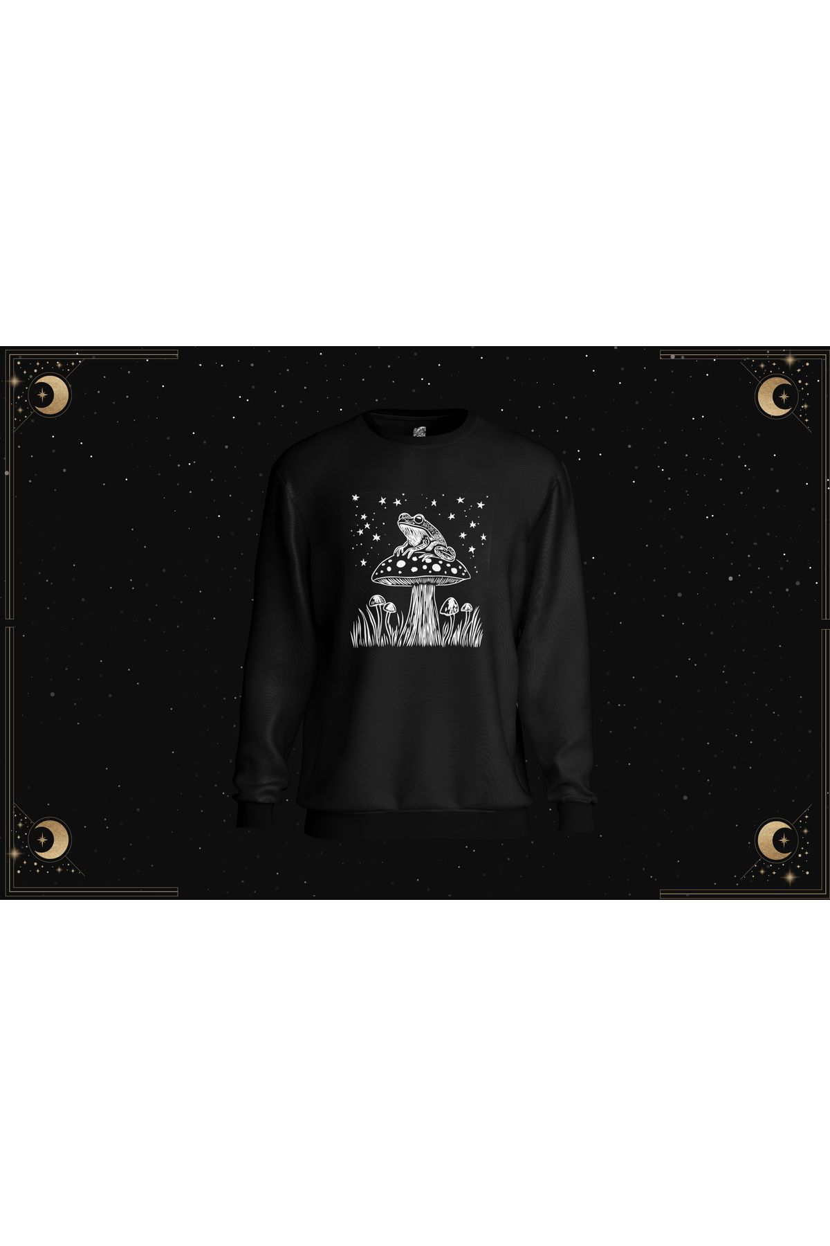 TASARIMATİK Gece Kurbağası Sweatshirt