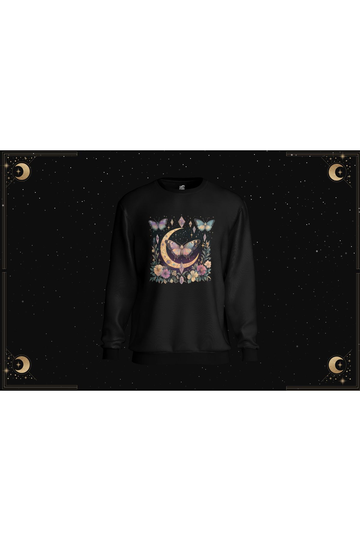 TASARIMATİK Ayışığında Kanatlar Sweatshirt