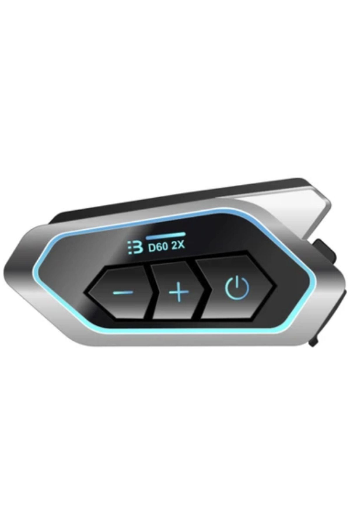 Smith D60 2x Motosiklet Kask Kulaklığı Bluetooth Intercom Rgb Işıklı 2 Intercom Bağlantılı