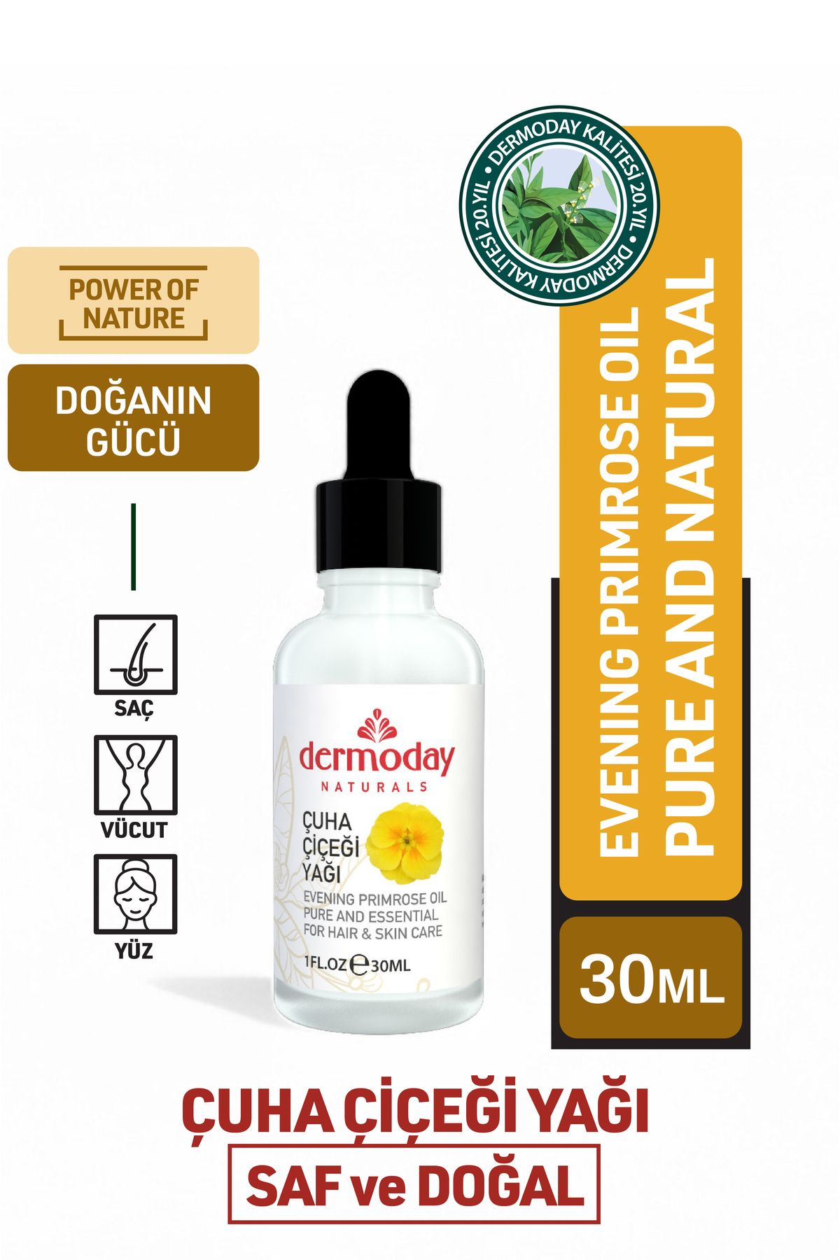 Dermoday Çuha Çiçeği Yağı 30 ml