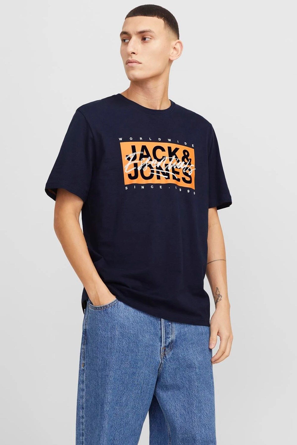 Jack & Jones Jjcolton Ln Erkek Tişört 12268439