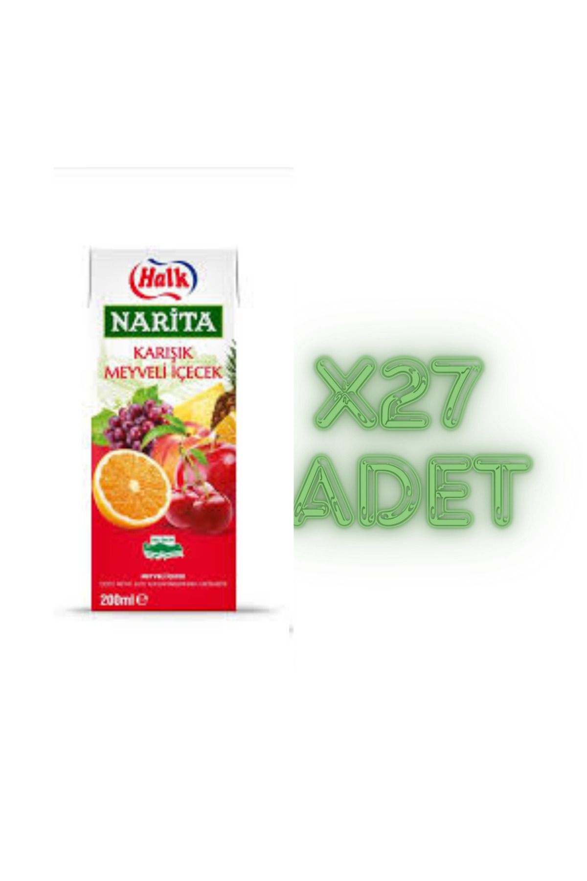 Halk Narita Karışık M. İçecek 200 Mlx 27 adet bir koli