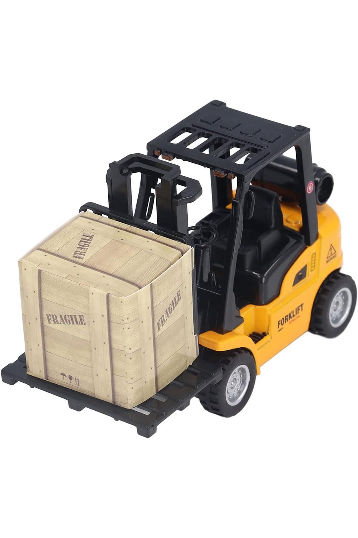 hak-iş oyuncak 1:18 Uzaktan Kumandalı Usb Şarjlı 9 Kanal Forklift