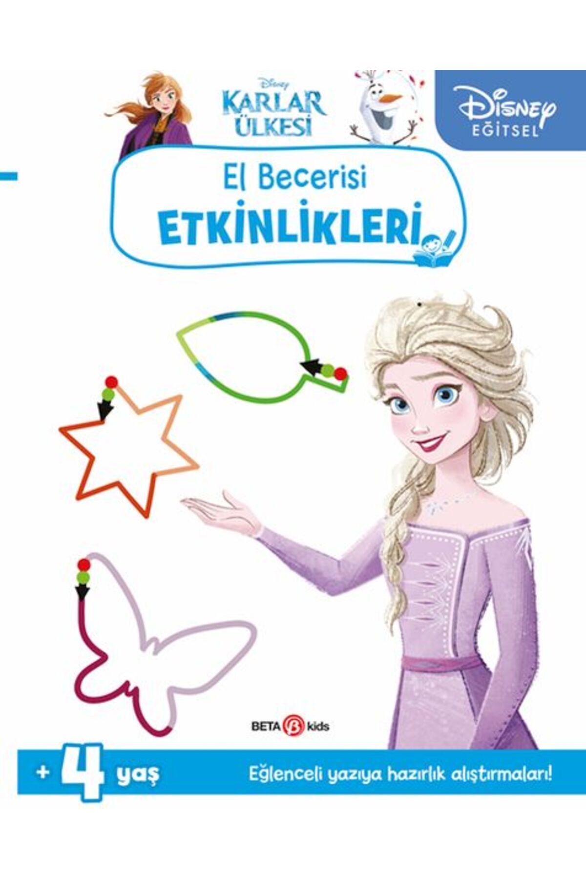 BETA byou Disney Eğitsel Karlar Ülkesi El Becerisi Etkinlikleri Yazıya Hazırlık