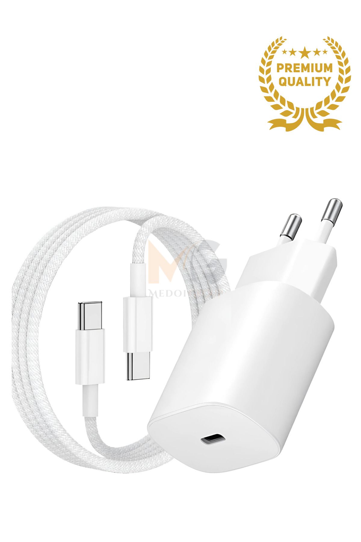 Medoi Iphone 15 16 - 15 16 Pro - 15 16 Plus - 15 16 Pro Max Uyumlu Hızlı Şarj Aleti 25w Type-c