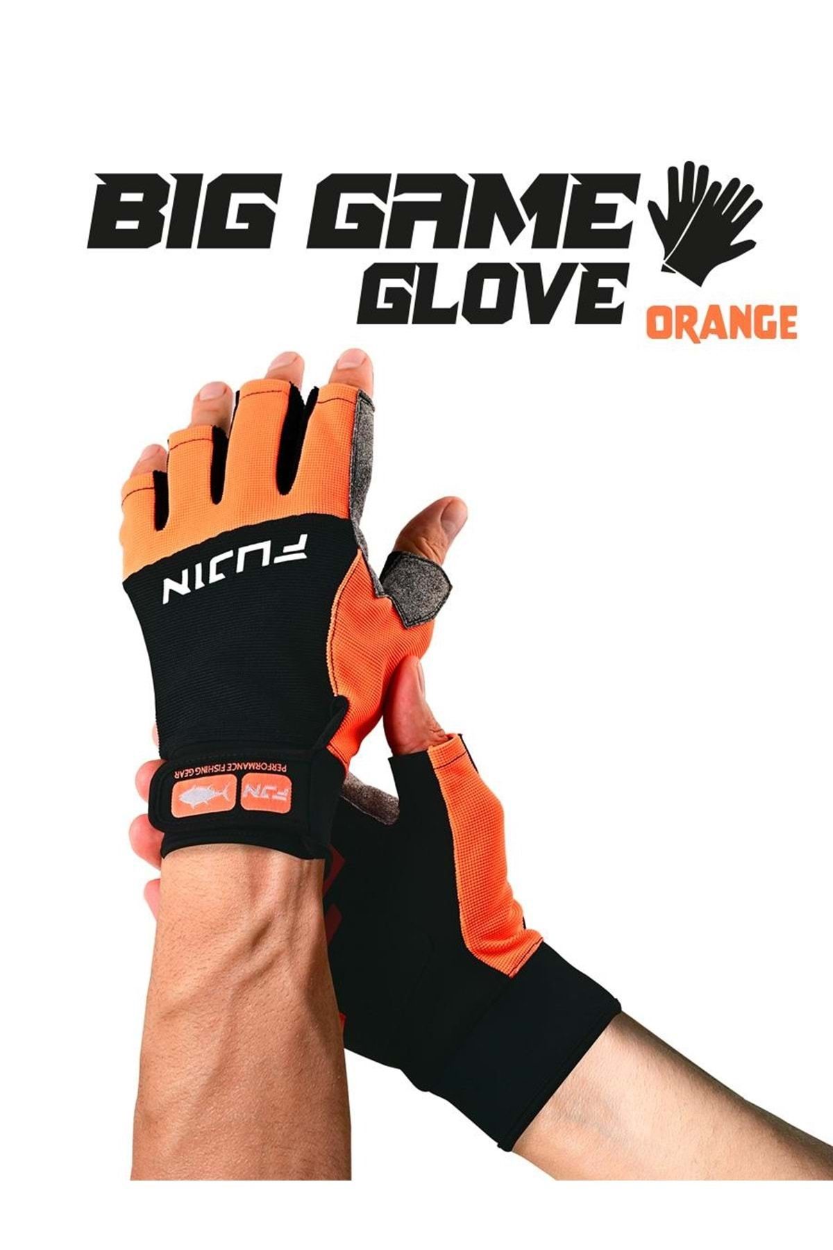 Fujin Pro Angler S24 Big Game Gloves Orange