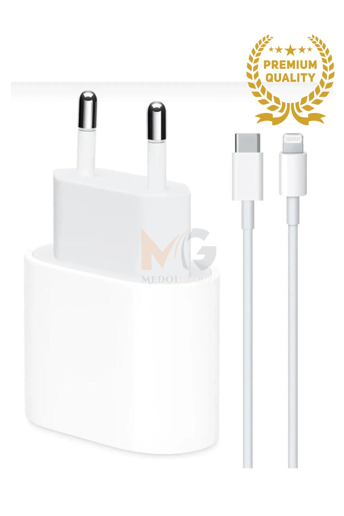 Medoi Iphone Tüm Serilerle Uyumlu Hızlı Şarj Aleti Adaptör Kablo Plus 6 7 8 X 11 12 13 14 Pro Max 20W