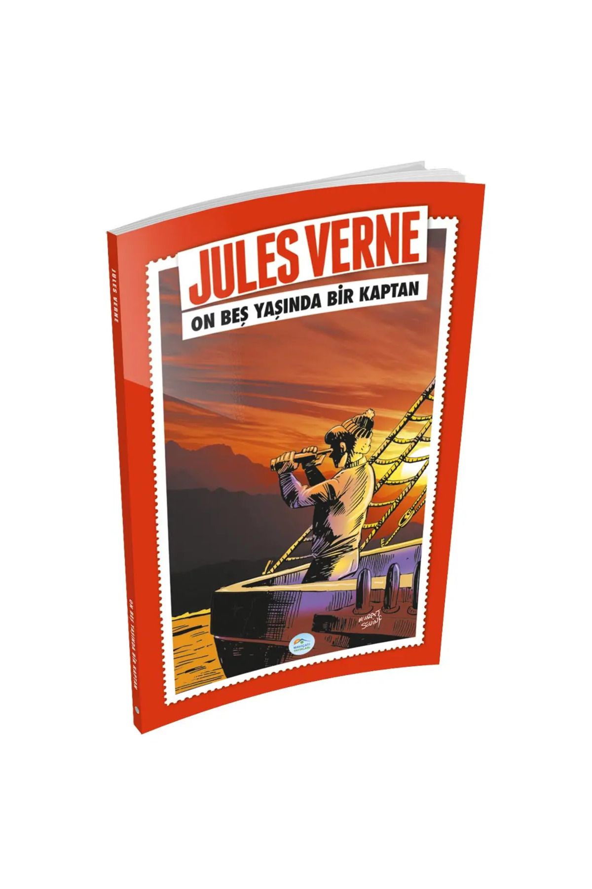 Mavi Çatı Yayınları On Beş Yaşında Bir Kaptan - Jules Verne - Maviçatı Yayınları