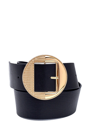 Paçuli Moda Yuvarlak Tokalı Kadın Kemeri, Ceket Kemeri, Elbise Kemeri, Gömlek...