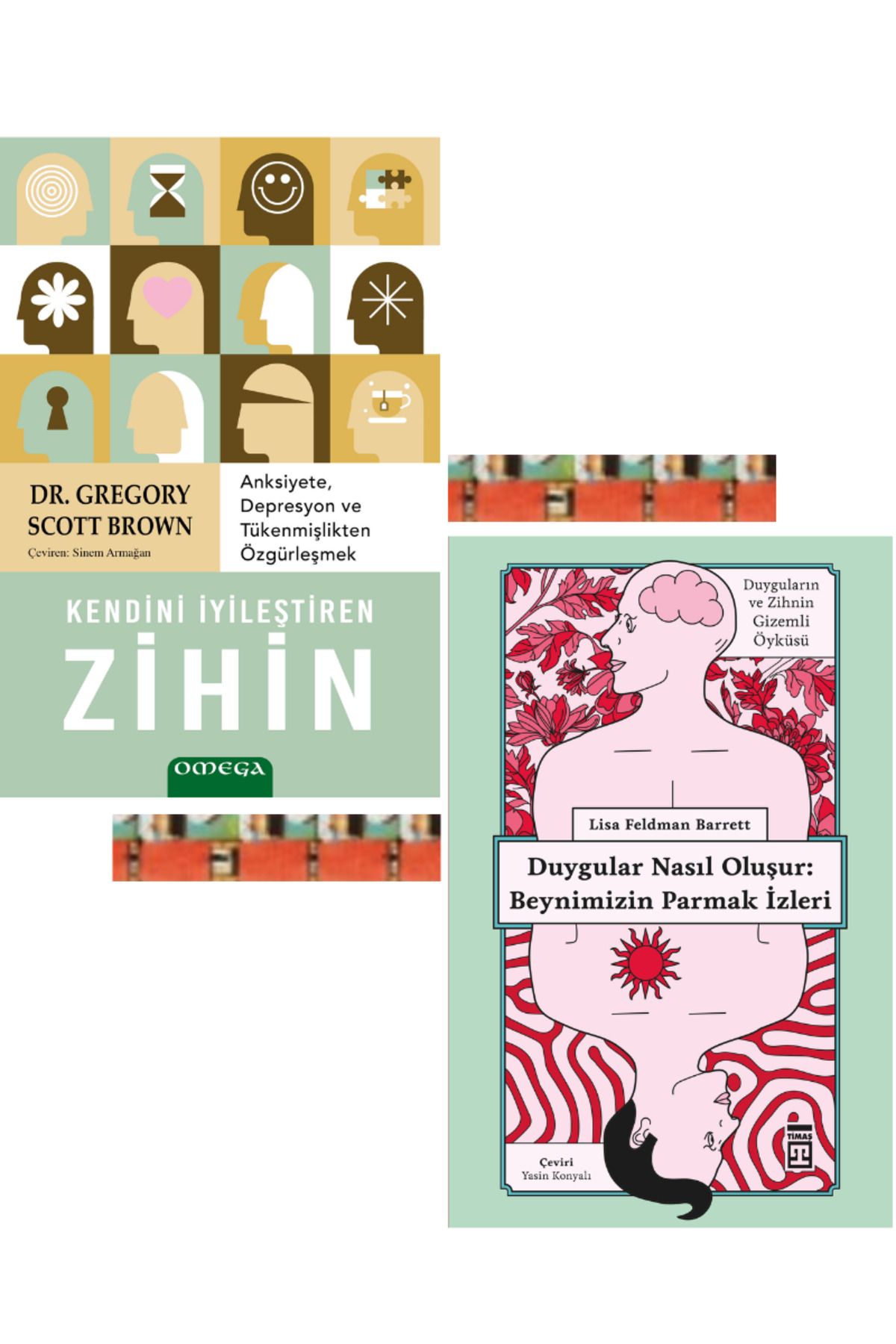 Timaş Yayınları Duygular Nasıl Oluşur: Beynimizin Parmak İzleri, Kendini İyileştiren Zihin(2kitap)
