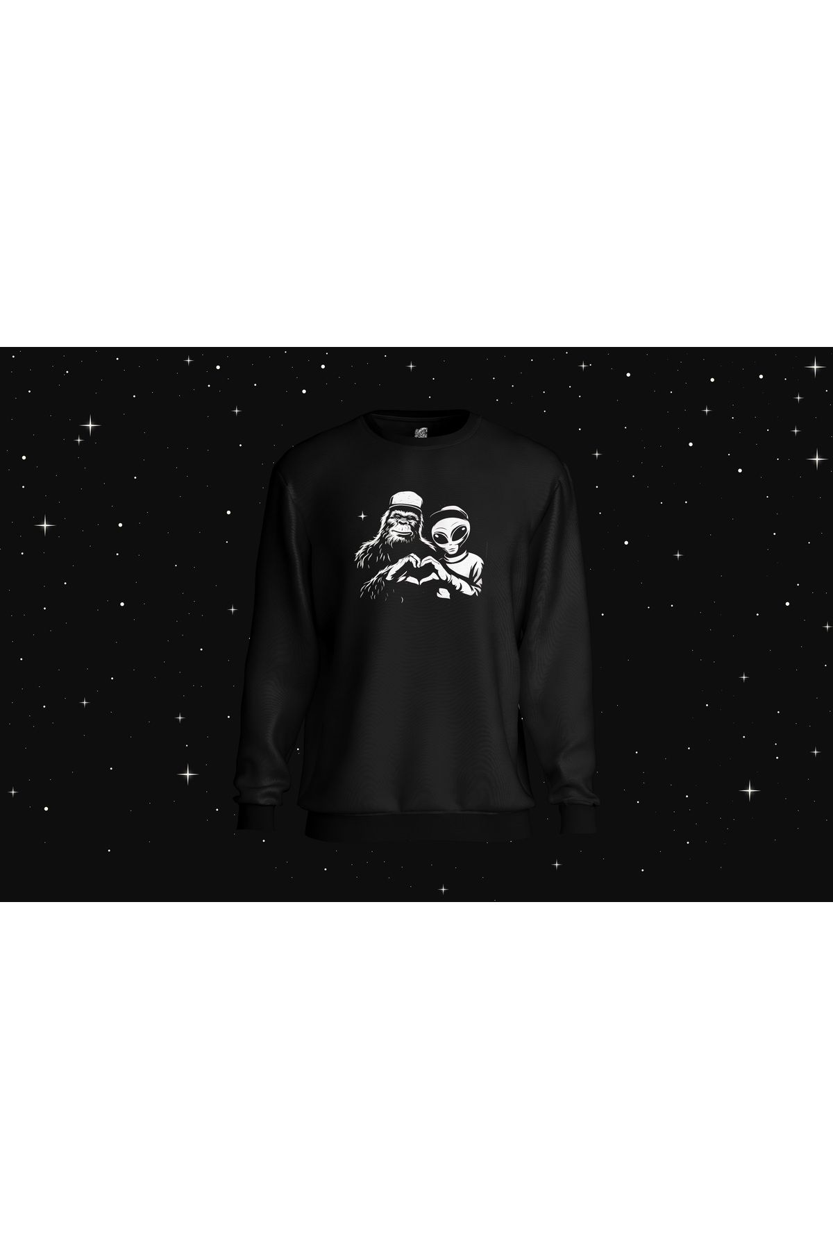 TASARIMATİK Yıldızlararası Dostluk Sweatshirt