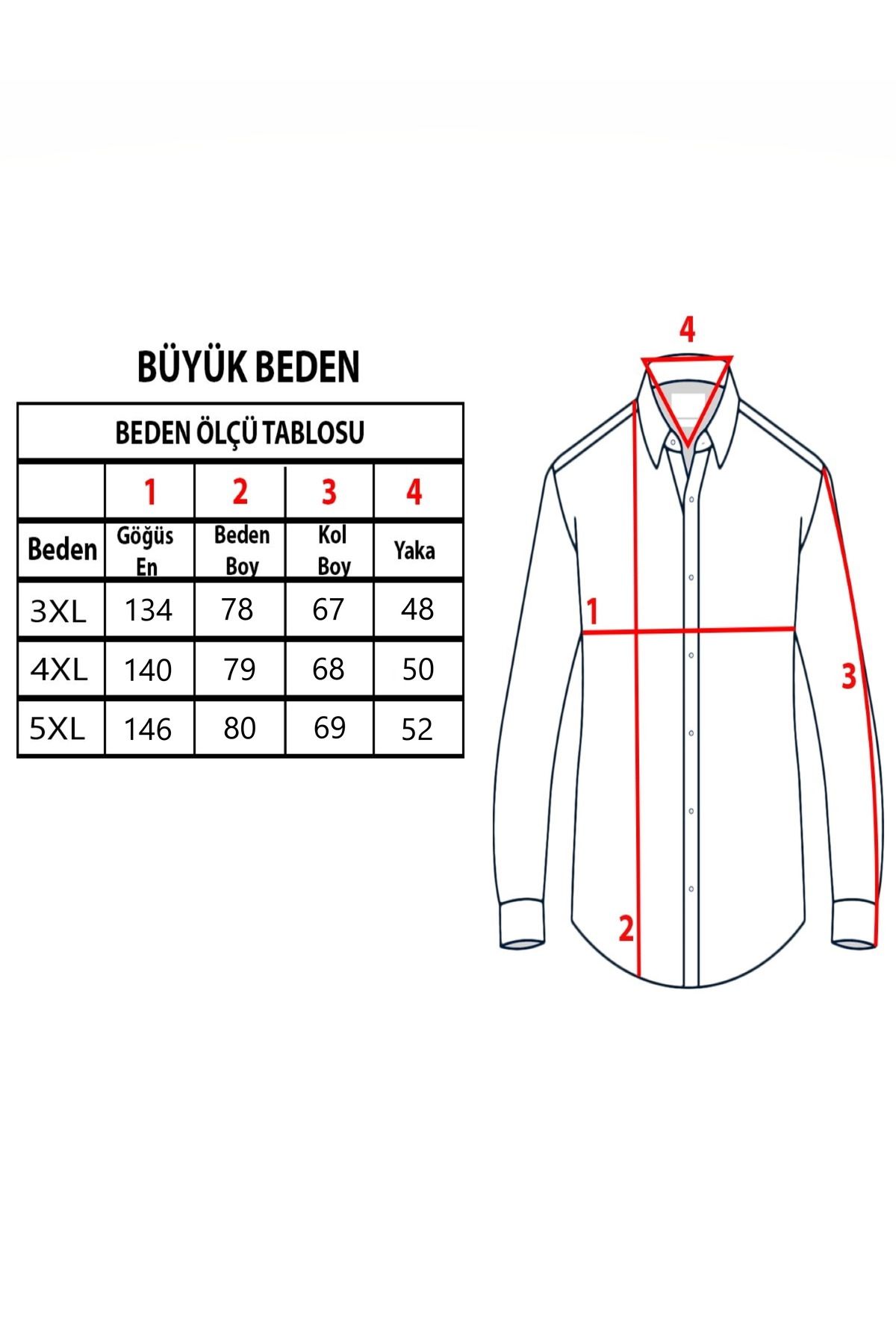 TOUSUS-Cămașă pentru bărbați din denim albastru de mărime mare BTL-3031-TSS 4