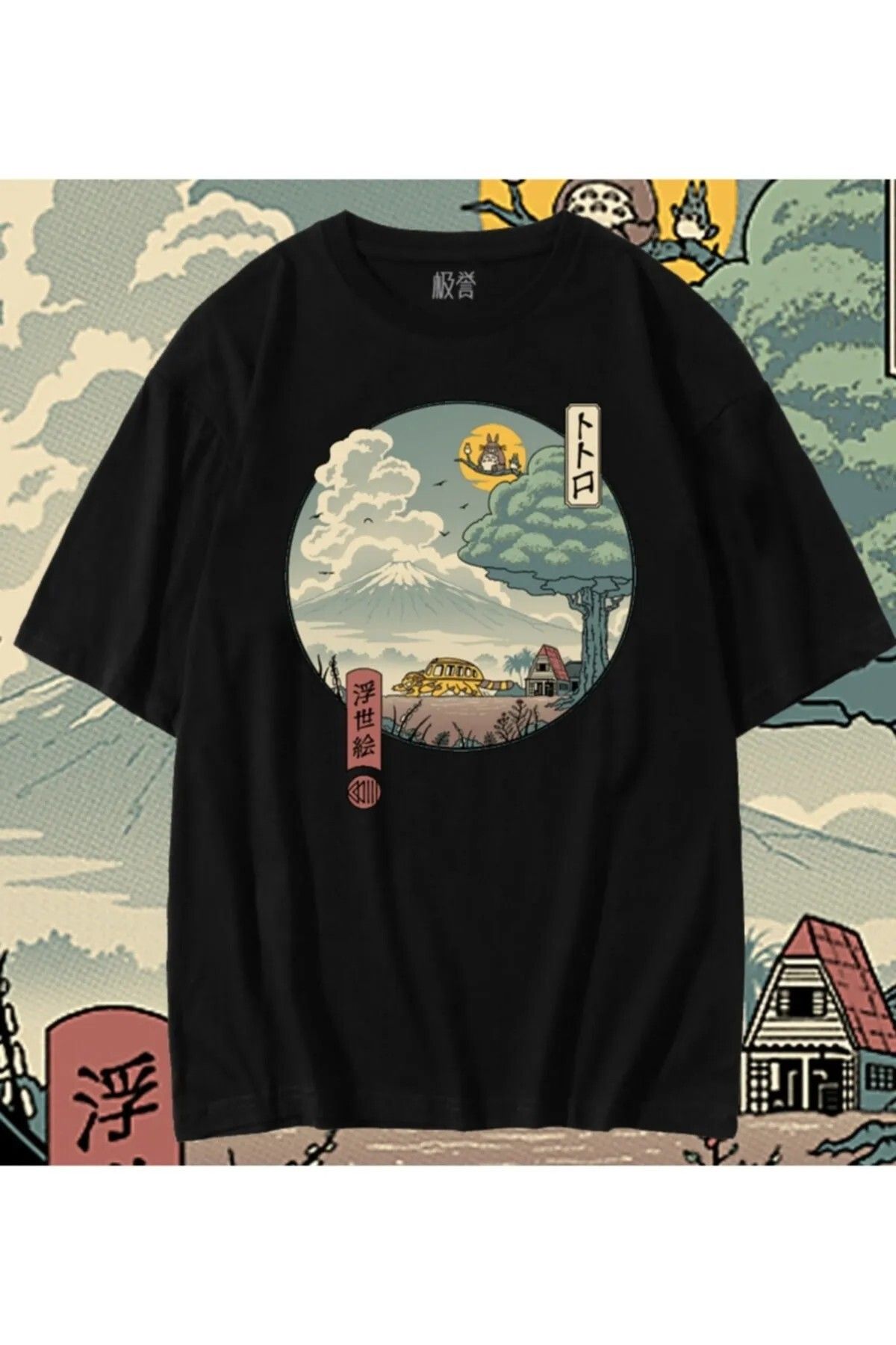 DEEFWEAR Totoro And Cat Bus T-shirt