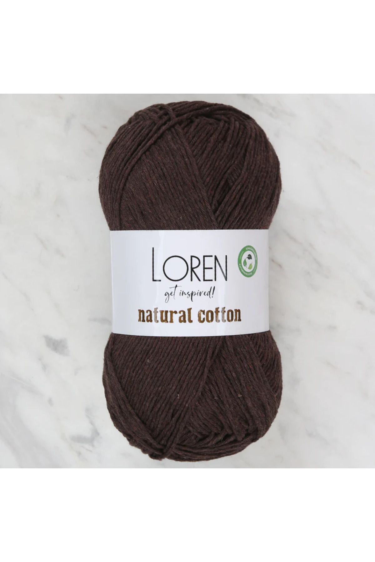 etexy Loren Natural Cotton Koyu Kahve El Örgü İpi - R105