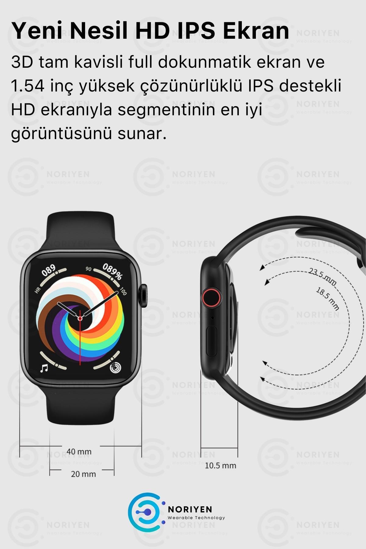 T500 Plus Yeni Seri Spor Ve Sağlık Sensörlü Ios Android Uyumlu Nabız Ve Tansiyon Ölçer Akıllı Saat