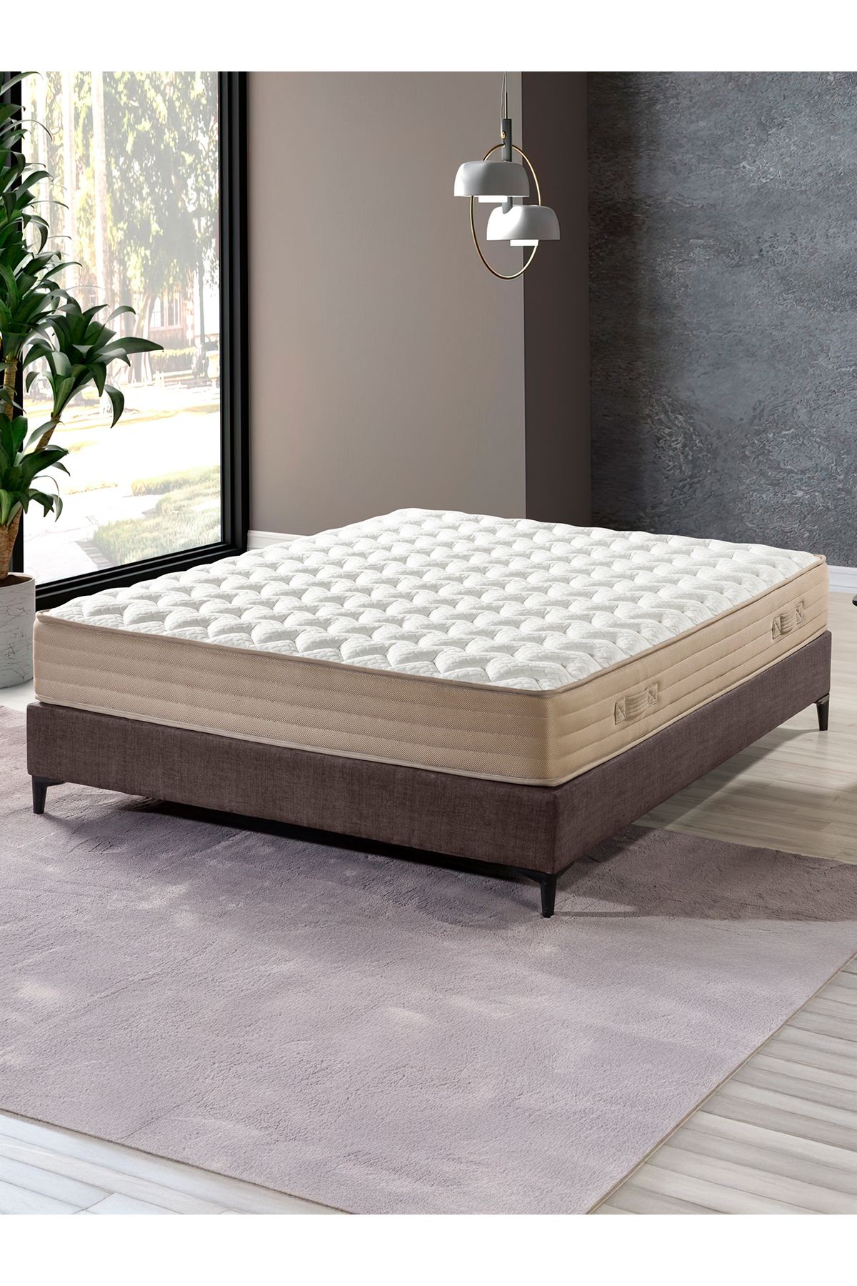 BED LİNE Super Bamboo Line Paket Yaylı Full Ortapedik Yatak