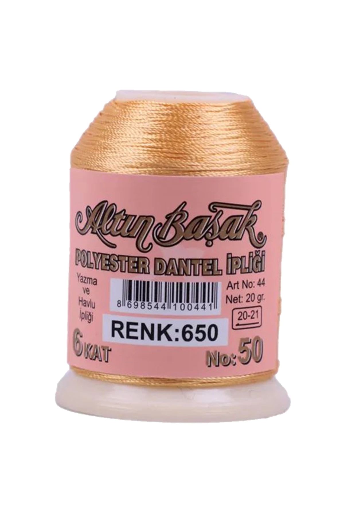 Royaleks Altınbaşak Oya ve Dantel İpi 20 gr - Royaleks - No: 650