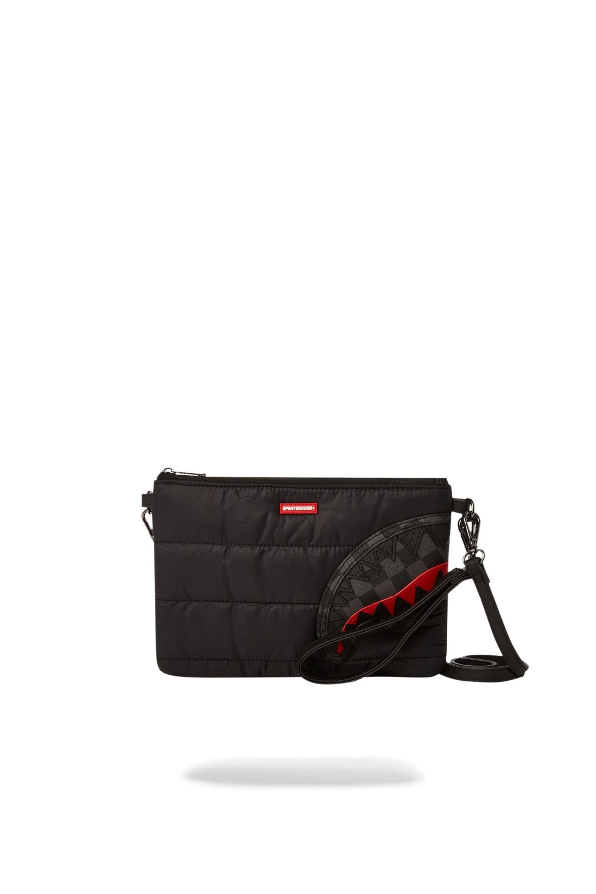 کیف دستی مشکی مردانه و زنانه کیسه کلاچ سیاه پفک طراحی شیک عملی Sprayground