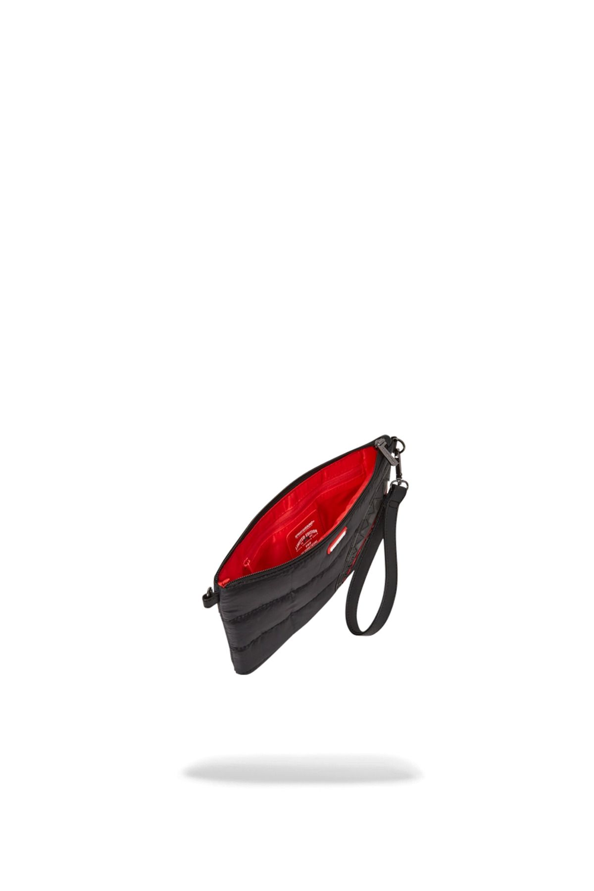 کیف دستی مشکی مردانه و زنانه کیسه کلاچ سیاه پفک طراحی شیک عملی Sprayground
