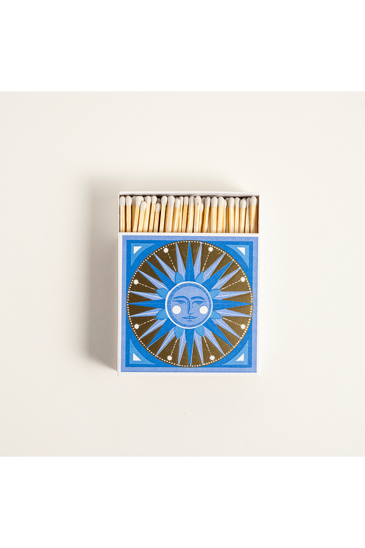 Golden Sun Wooden Matchstick Souvenir 11x11x3 Cm Colorful
