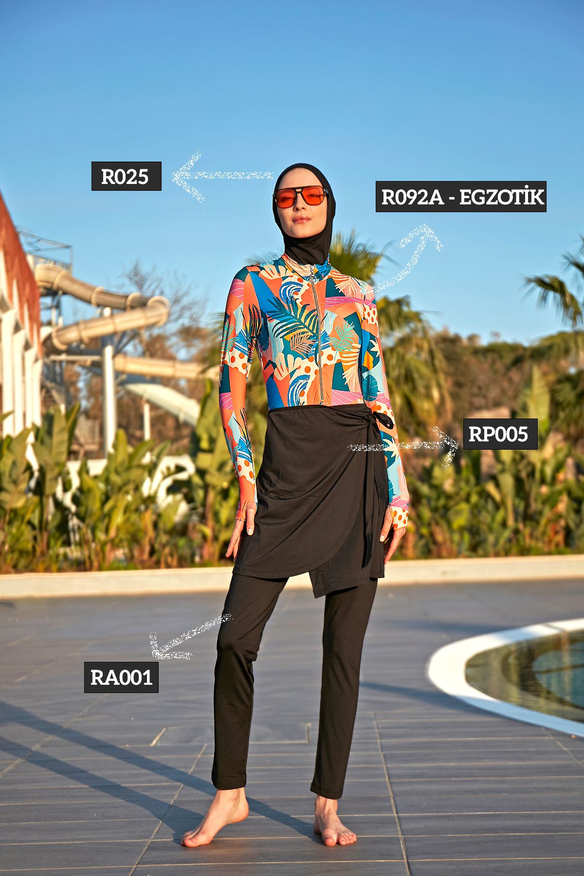 Remsa Mayo-Costum de baie pentru înotător Costum de baie Remsa R092A înotător exotic 6