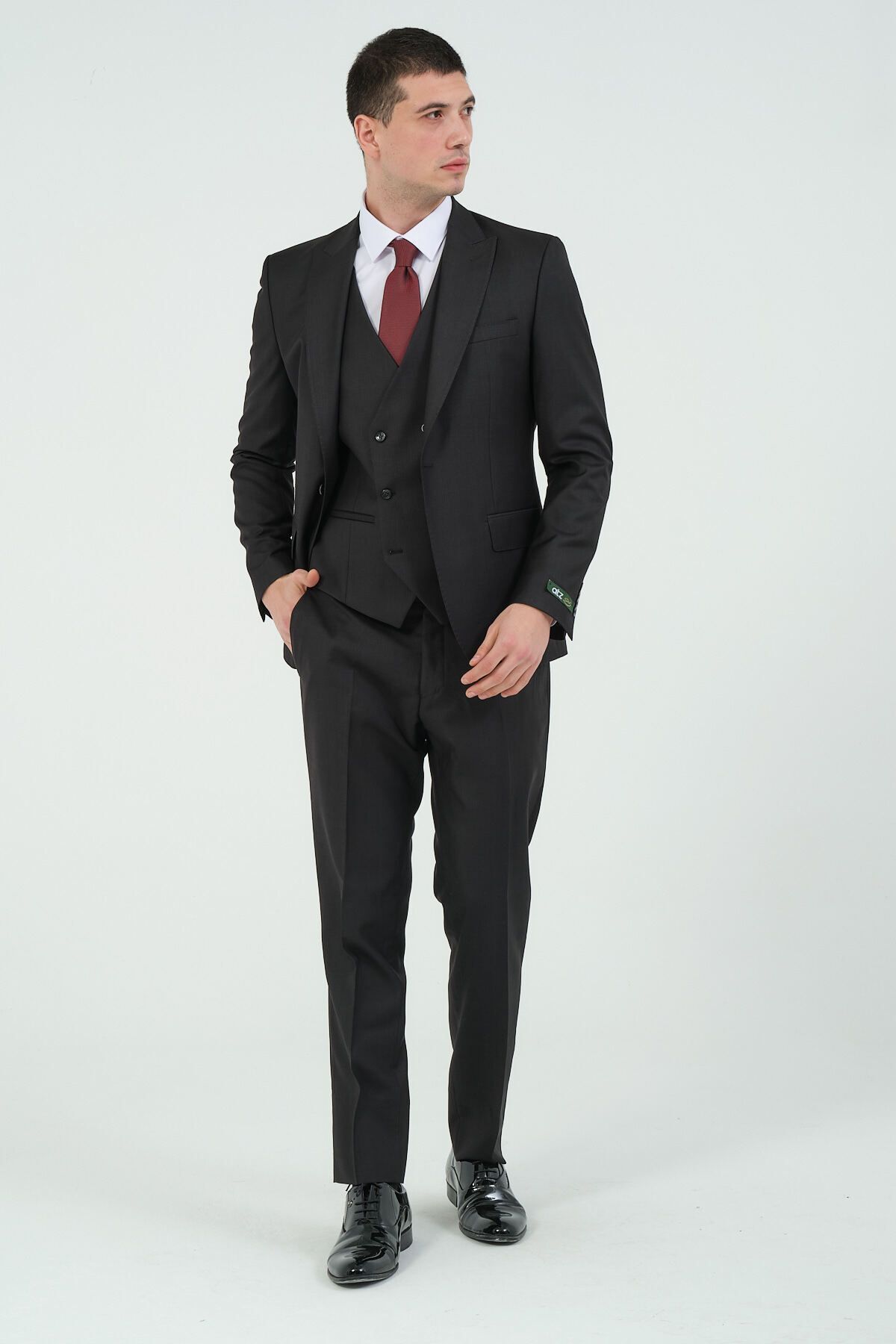 sarprun fashion Yelekli Dar Kesim Slim Takım Elbise