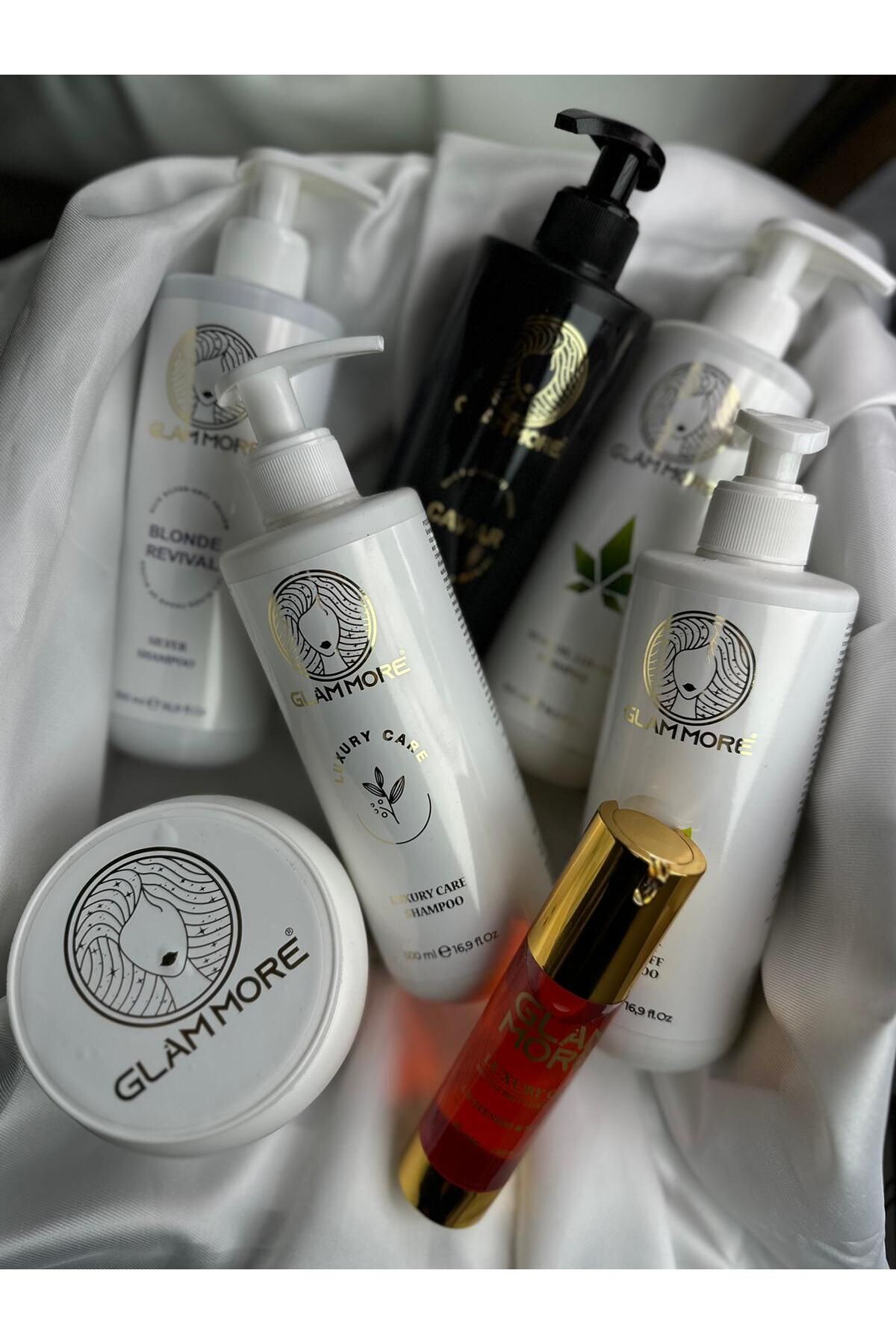 Derinlemesine Besleyici & Güçlendirici Luxury Oil Hair Mask 500 ml — glammoreoilmask500ml — تصویر 7 از 8