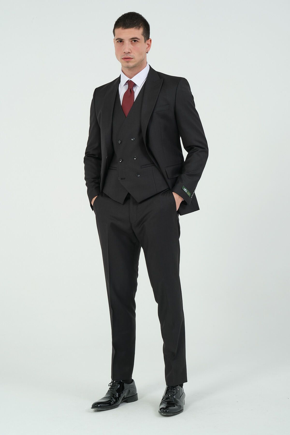 sarprun fashion Yelekli Dar Kesim Slim Takım Elbise