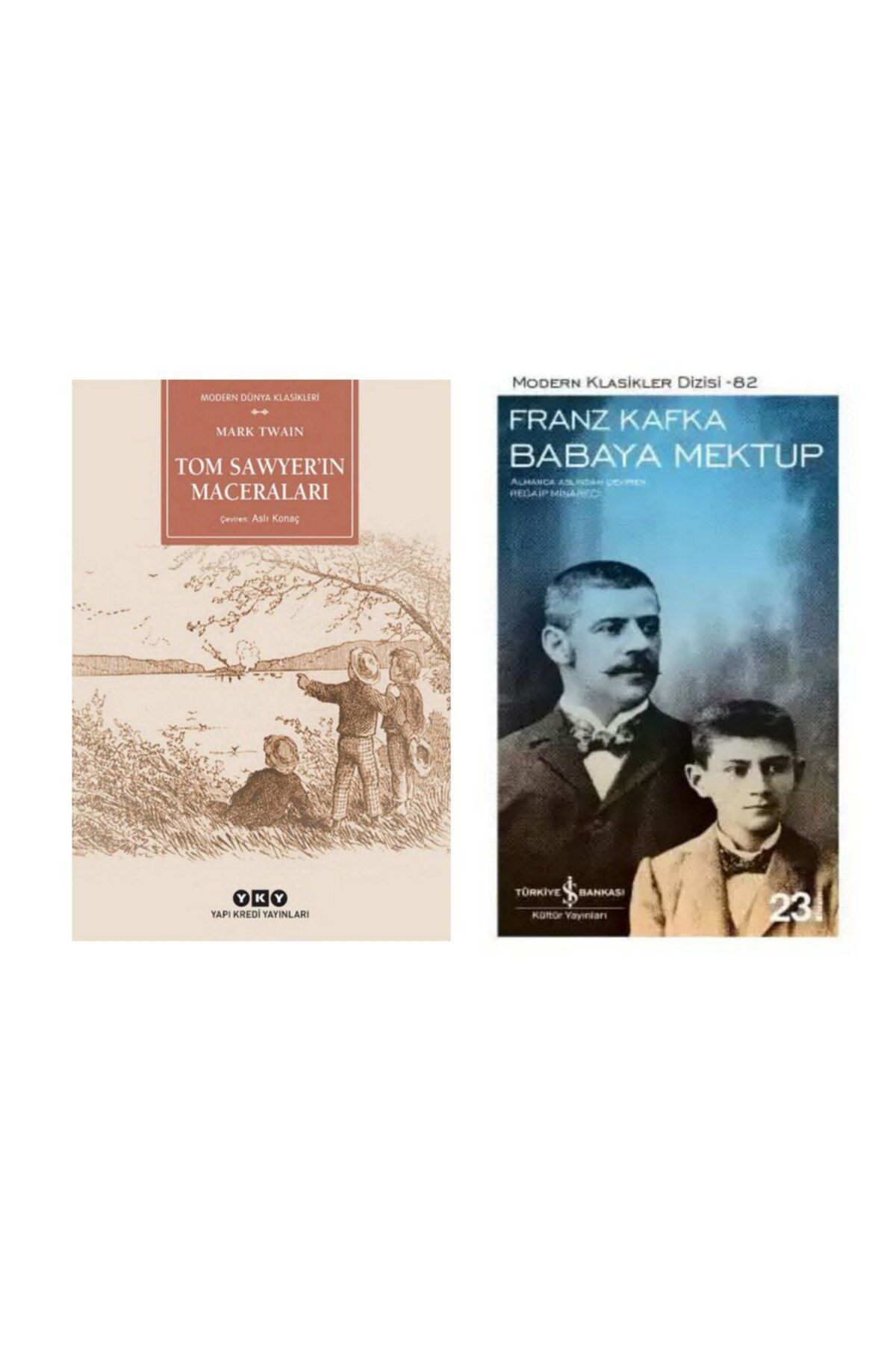 Yapı Kredi Yayınları Tom Sawyerin Maceraları - Mark Twain Babaya Mektup - Franz Kafka