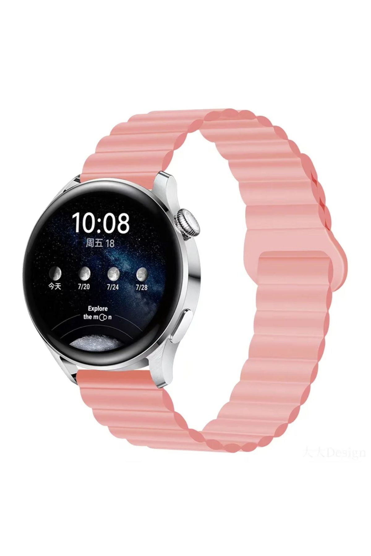 MMPSHOP Samsung Galaxy Watch 7 Fe 4 5 Pro 6 Seri 40 42 43 44 45 46 47 Mm Uyumlu Manyetik Süet Dokulu Kordon