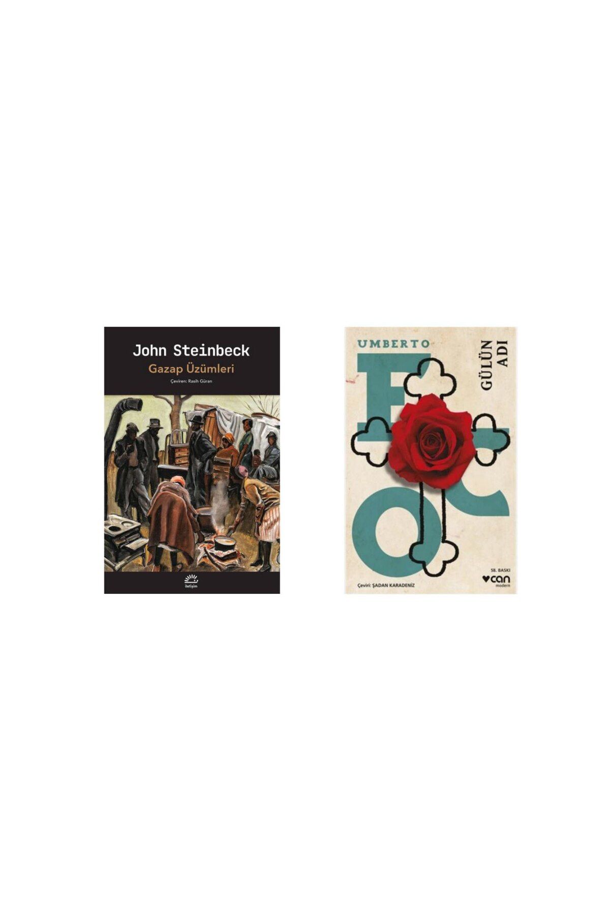 İletişim Yayınları Gazap Üzümleri - John Steinbeck - Gülün Adı - Umberto Eco