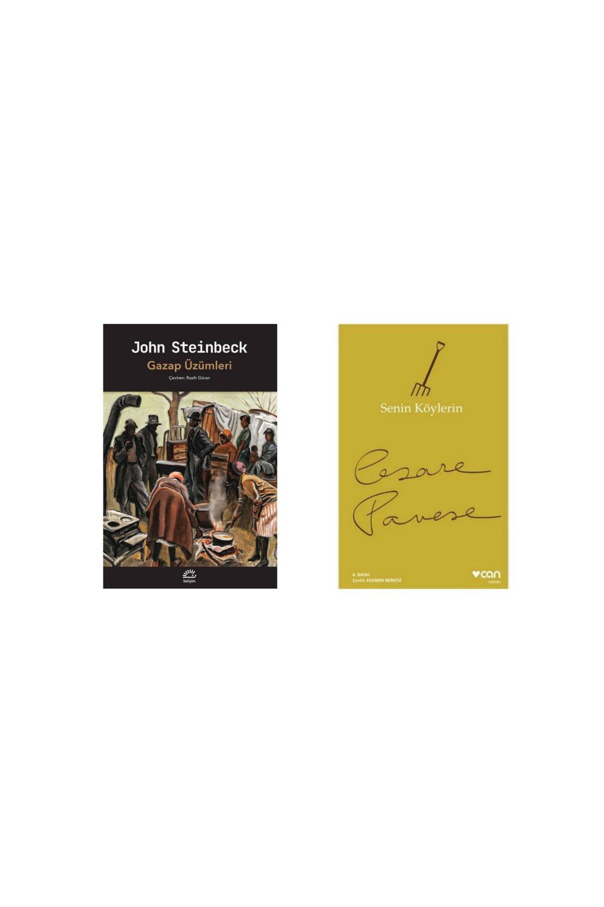 İletişim Yayınları Gazap Üzümleri - John Steinbeck - Senin Köylerin - Cesare Pavese