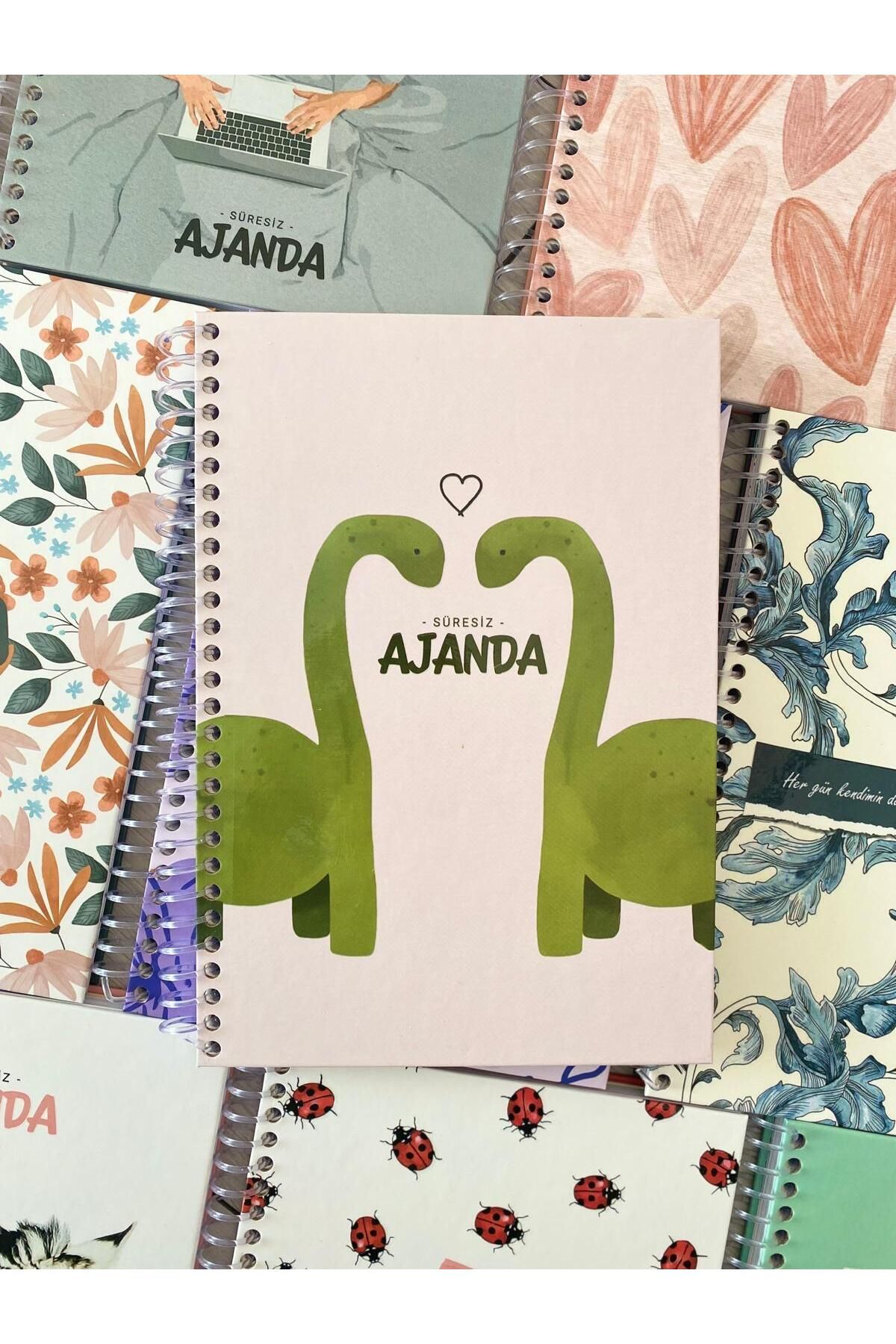 Mielibon Süresiz Ajanda, Stickerlı Ajanda, Spiralli Ajanda, Tarihsiz Ajanda, Konuşan Ajanda