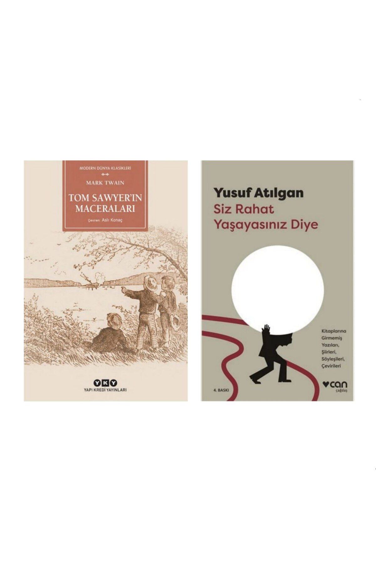 Yapı Kredi Yayınları Tom Sawyerin Maceraları-Mark Twain Siz Rahat Yaşayasınız Diye - Yusuf Atılgan