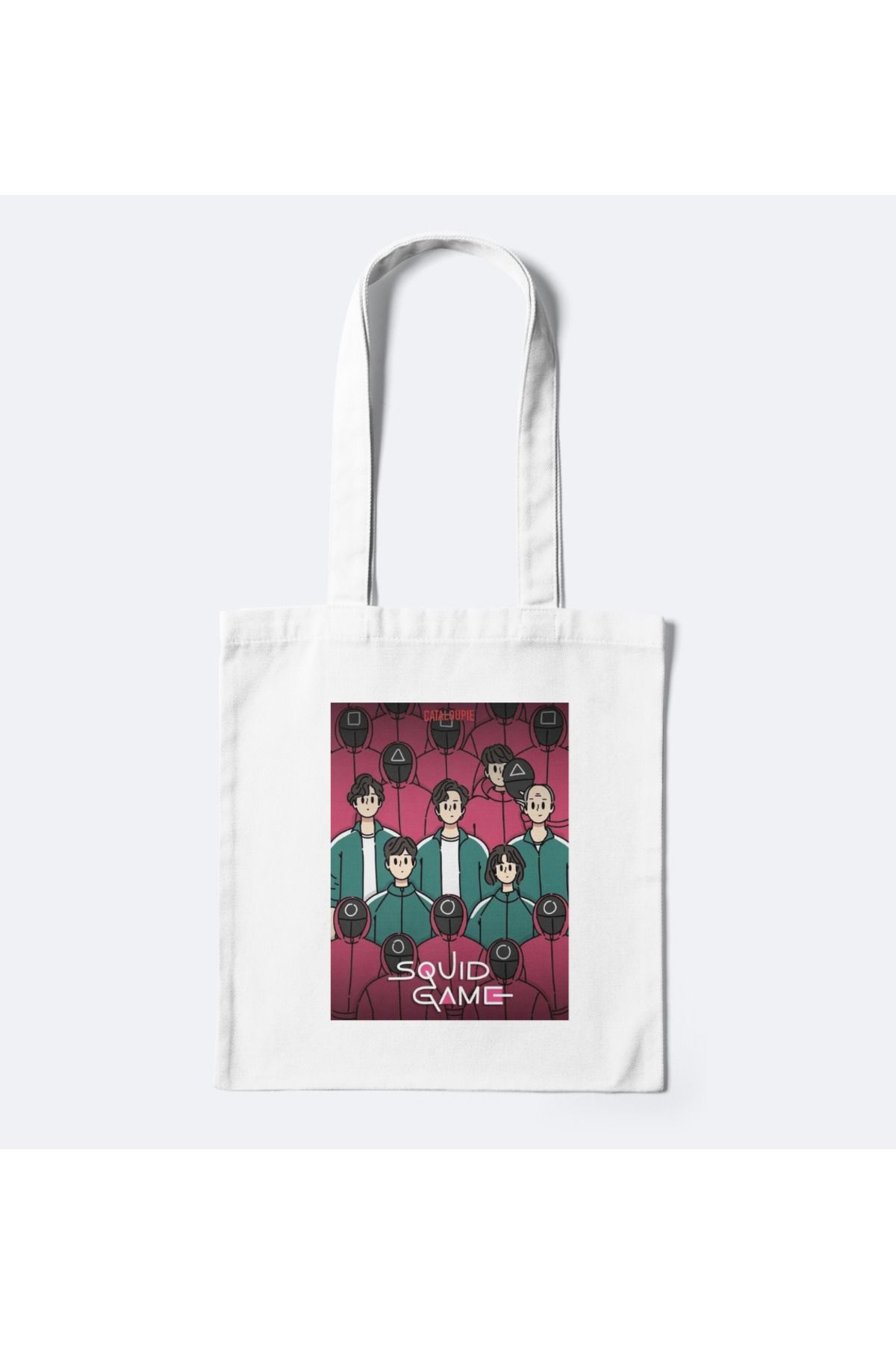 redame Squid Game Y2K Retro Bez Çanta Tote Bag