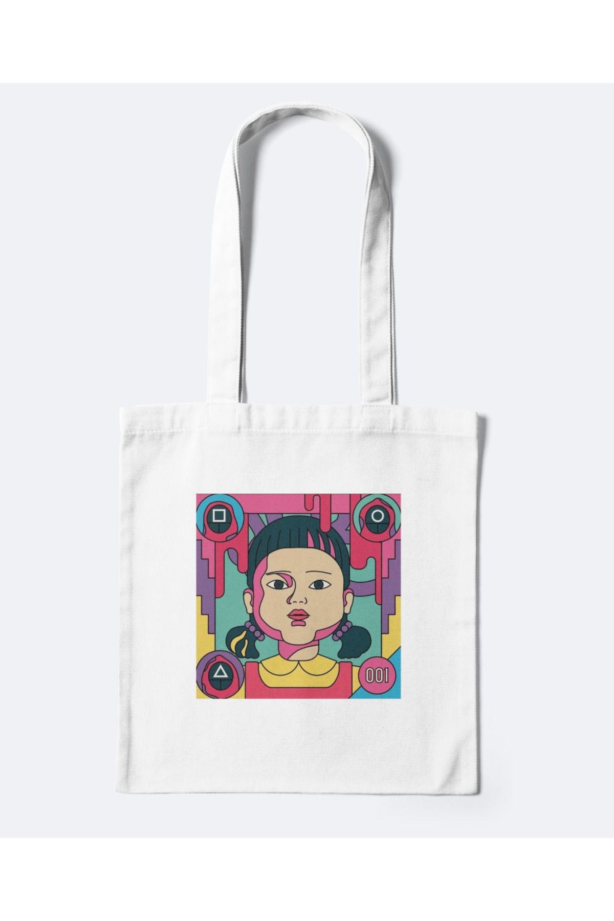 redame Squid Game Y2K Retro Bez Çanta Tote Bag